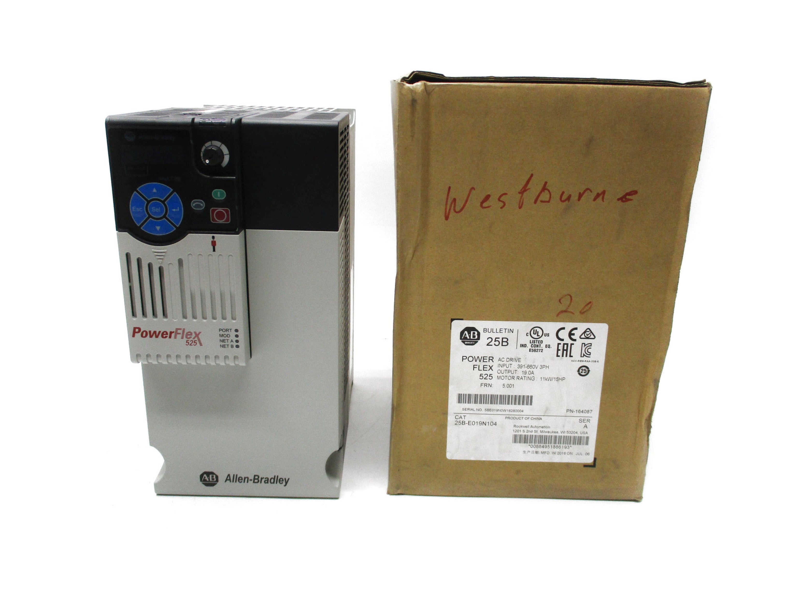 ALLEN BRADLEY 25B-E019N104 SER. A NSMP