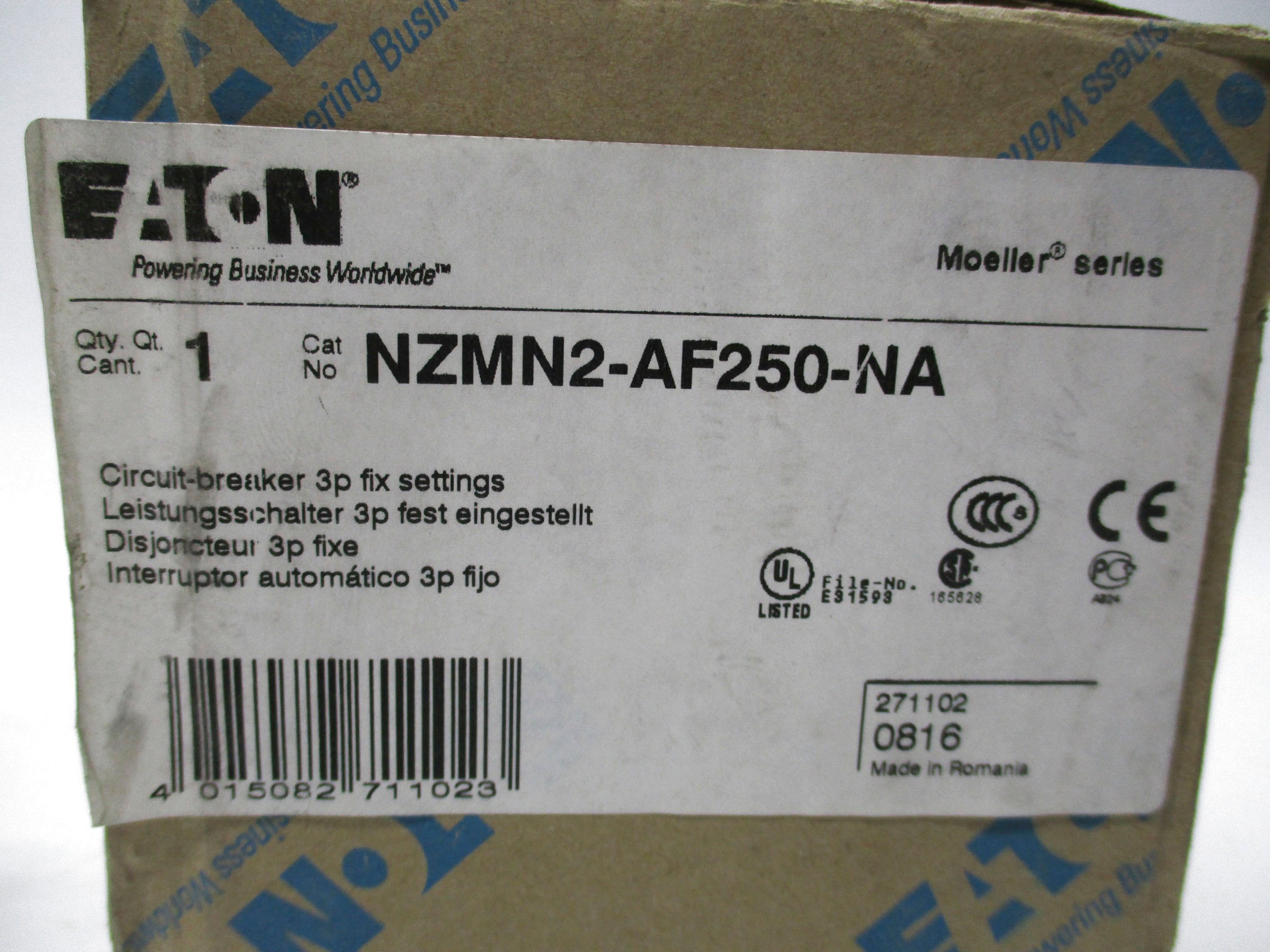EATON NZMN2-AF250-NA NSMP