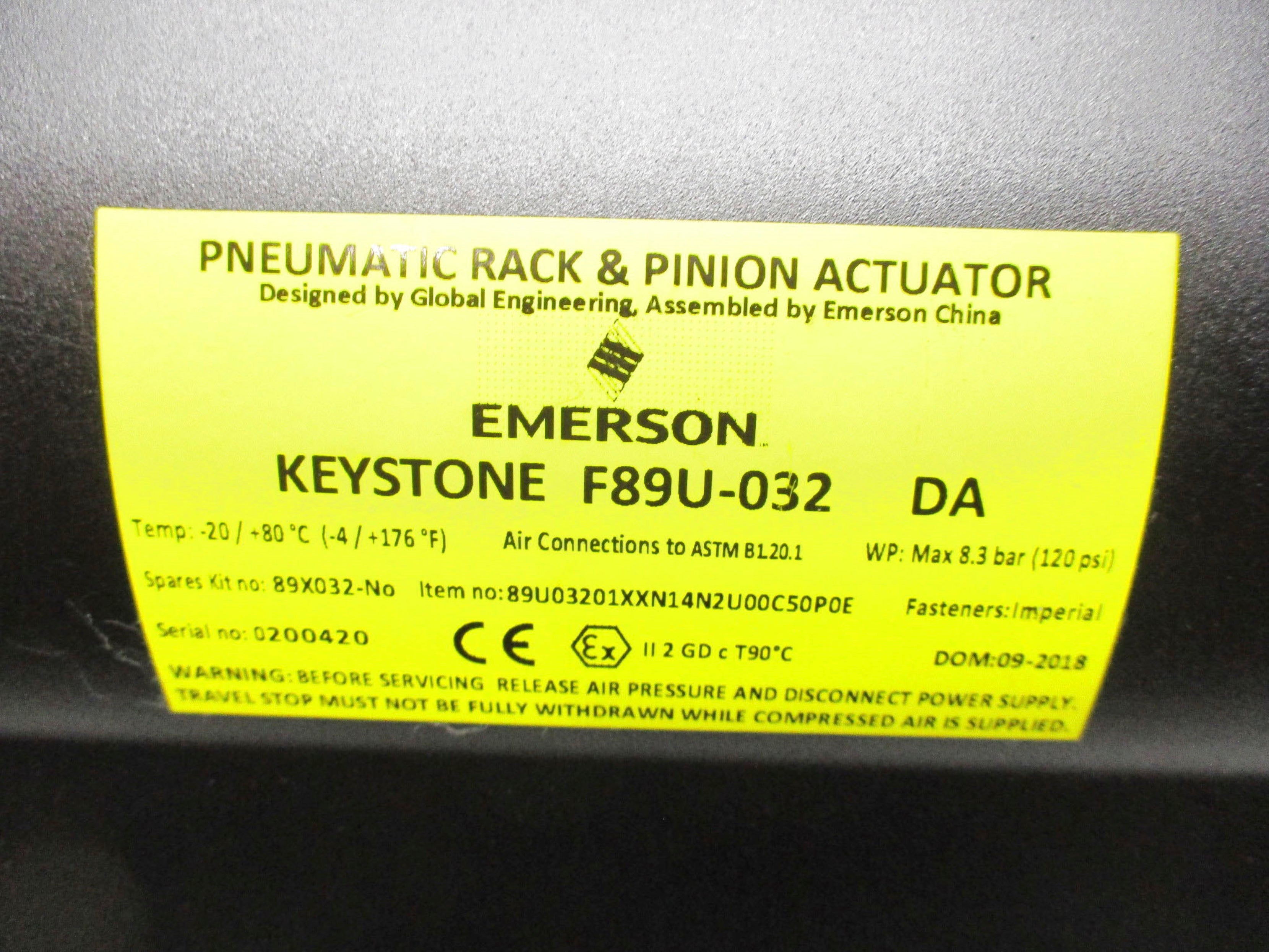 EMERSON F89U-032 NSNP