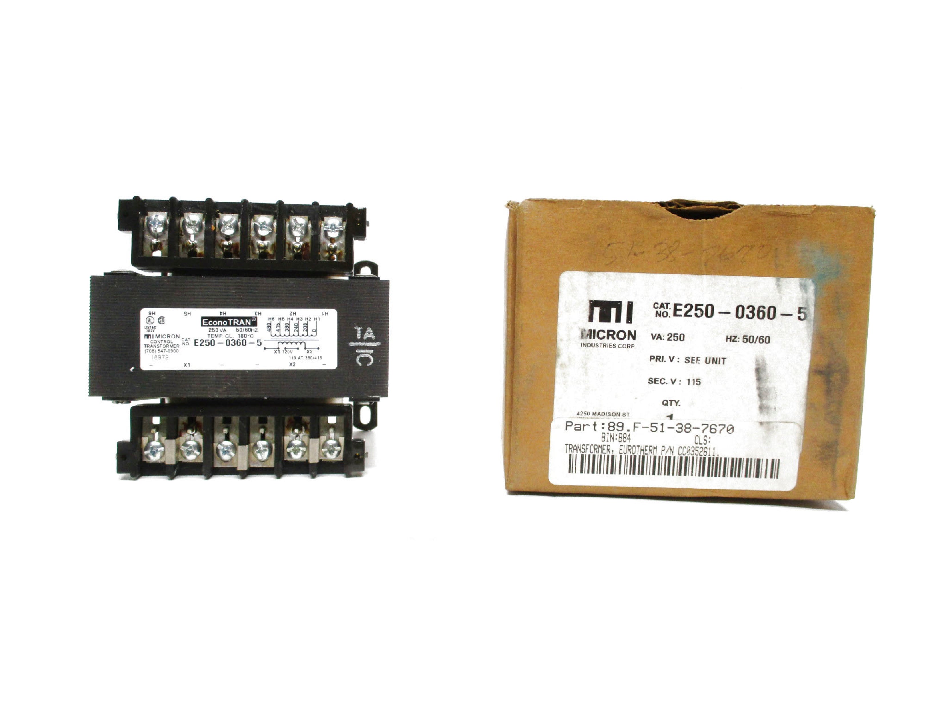 MICRON E250-0360-5 250VAC NSMP