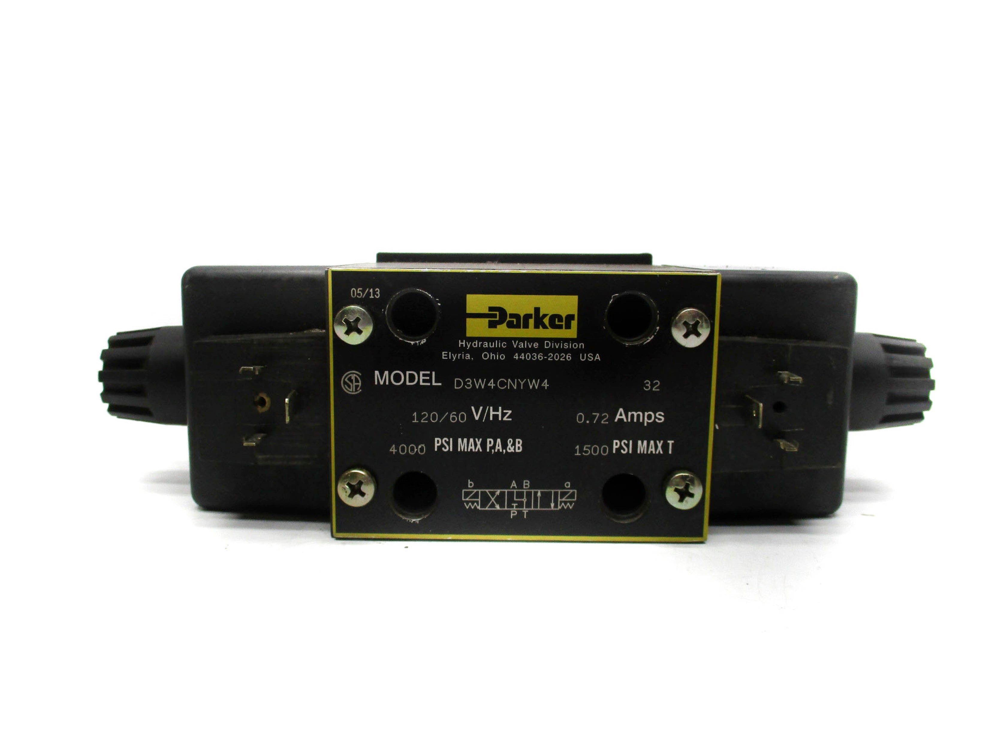 PARKER D3W4CNYW4 120V 0.72A 4000PSI UNMP