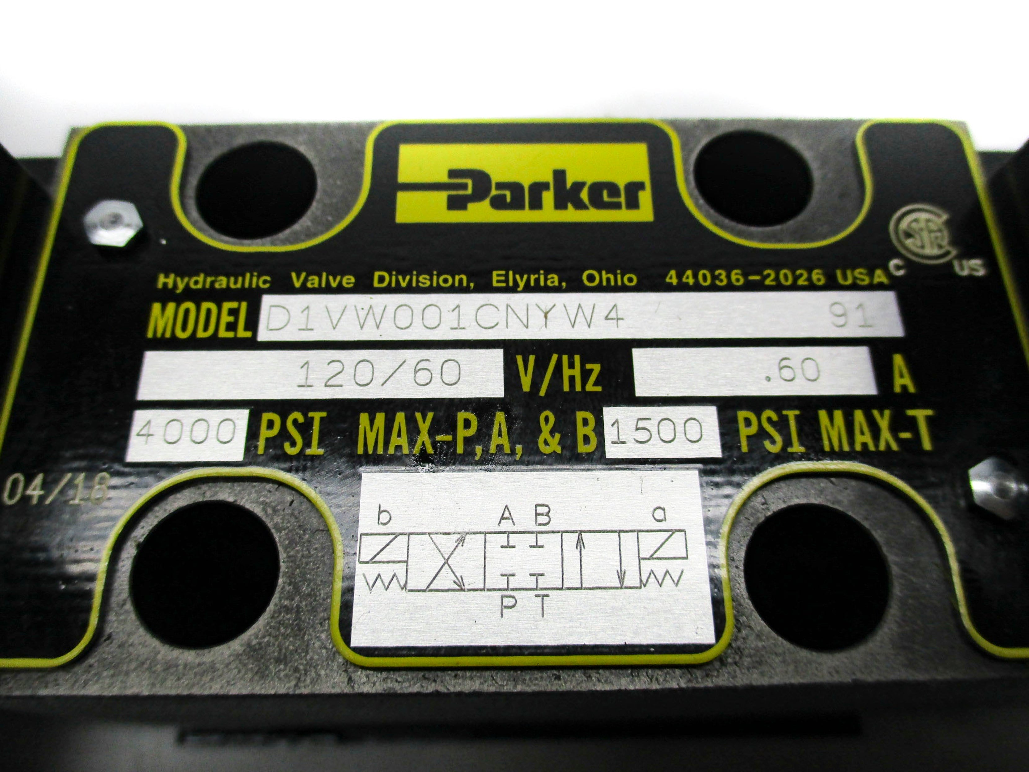 PARKER D1VW001CNYW4 NSMP