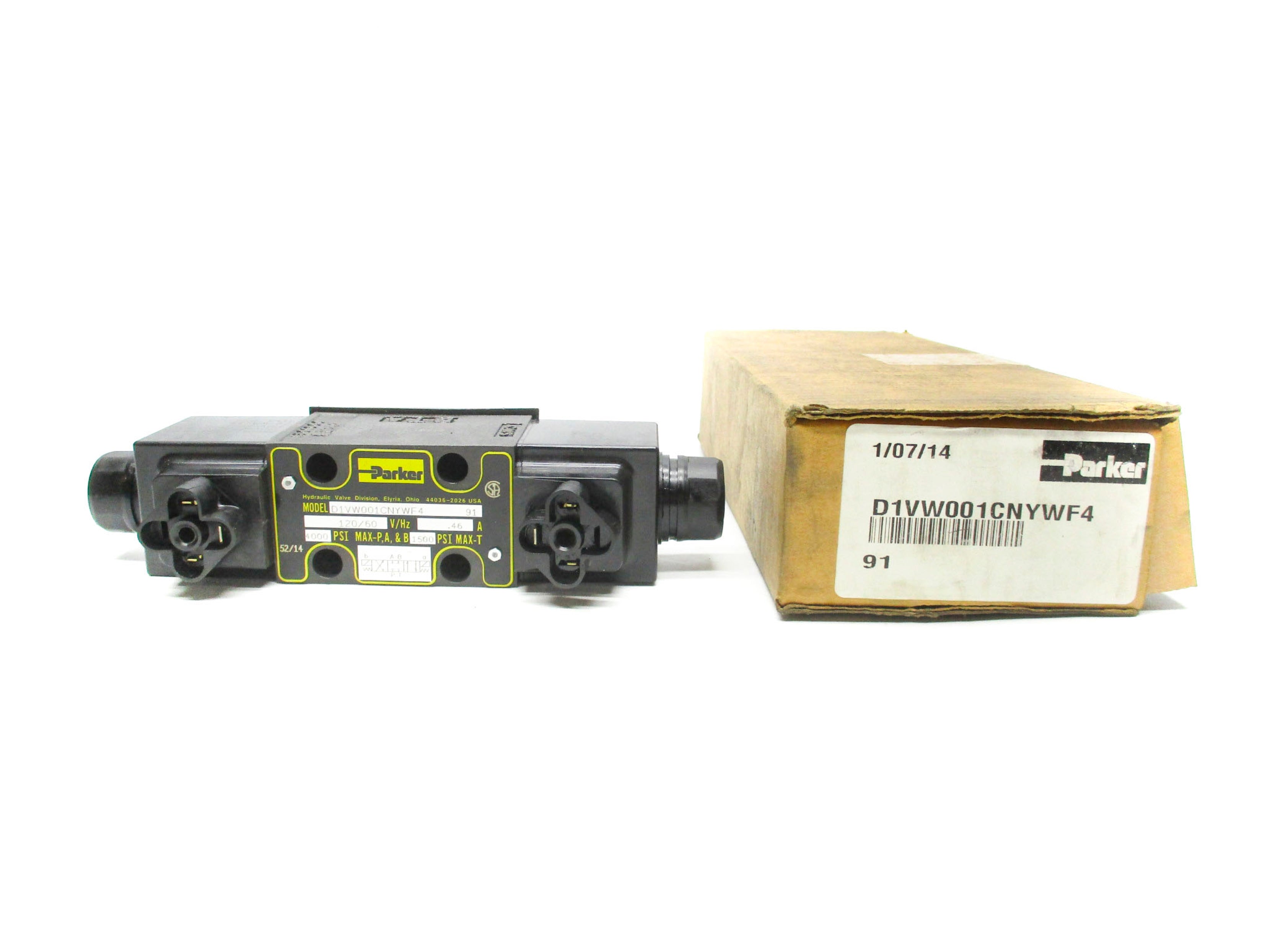 PARKER D1VW001CNYWF4 120V 4000PSI NSMP