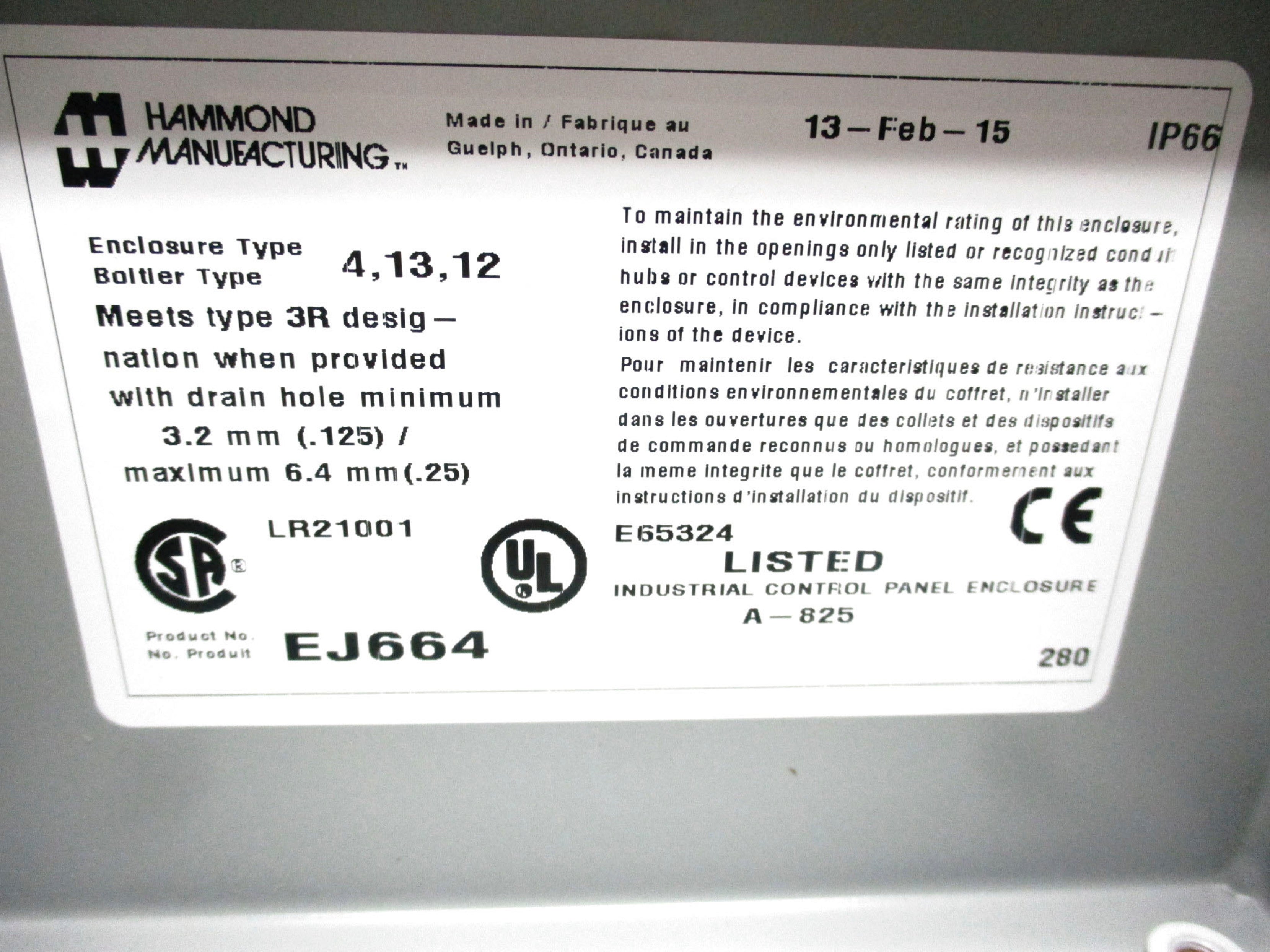 HAMMOND EJ664 NSNP