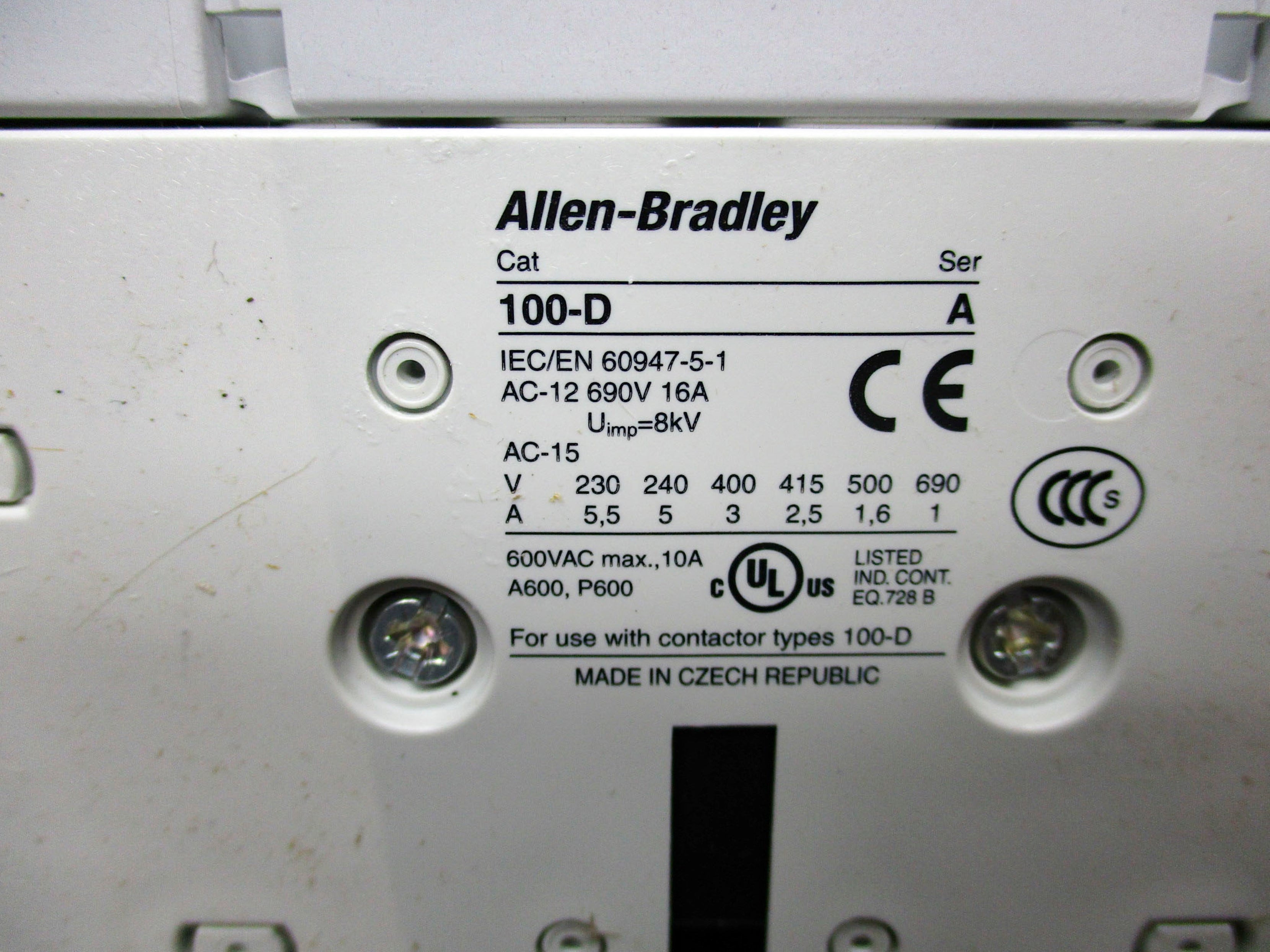 ALLEN BRADLEY 100-D420ED11 NSMP