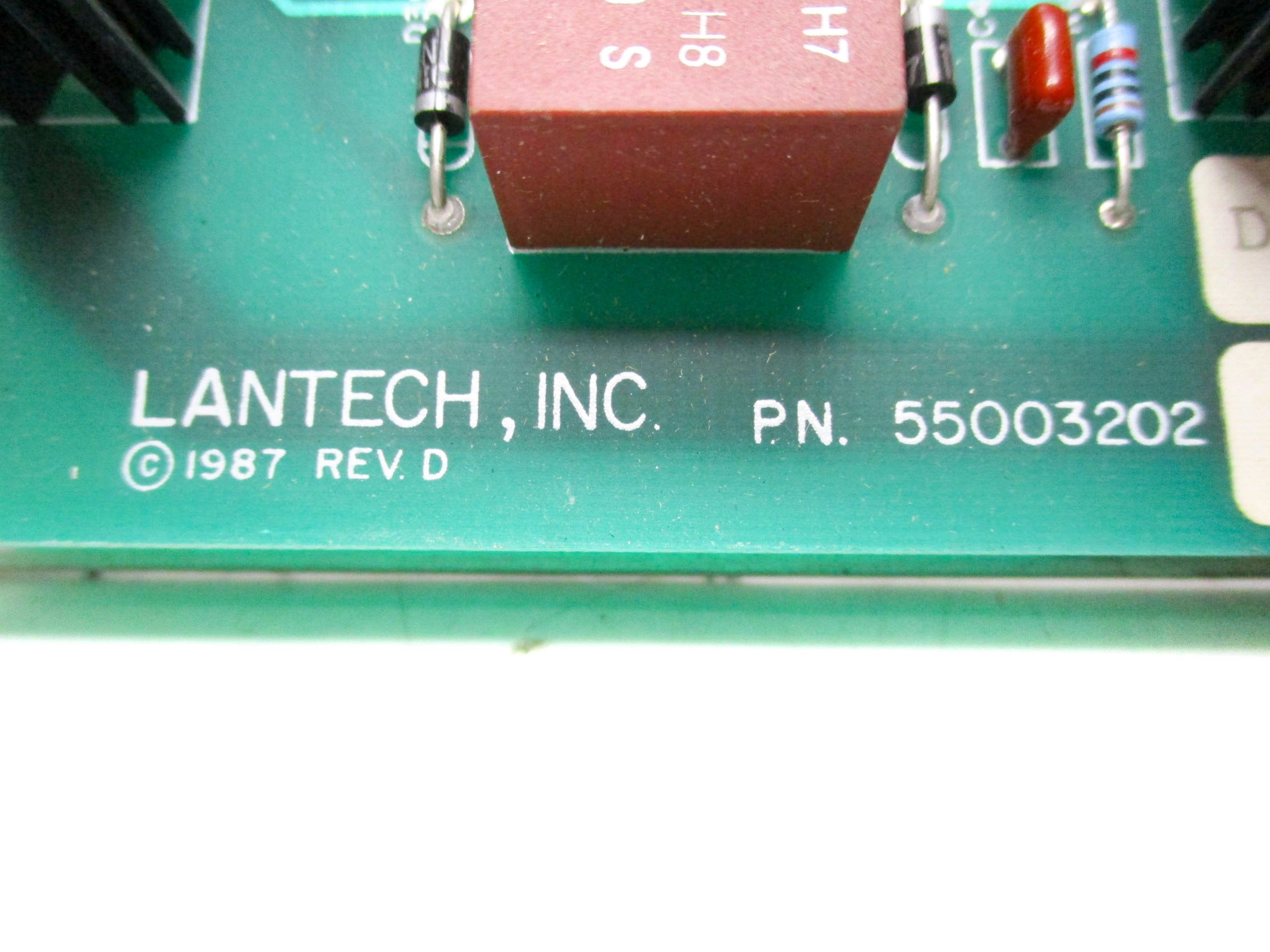 LANTECH 55003202 REV. D UNMP