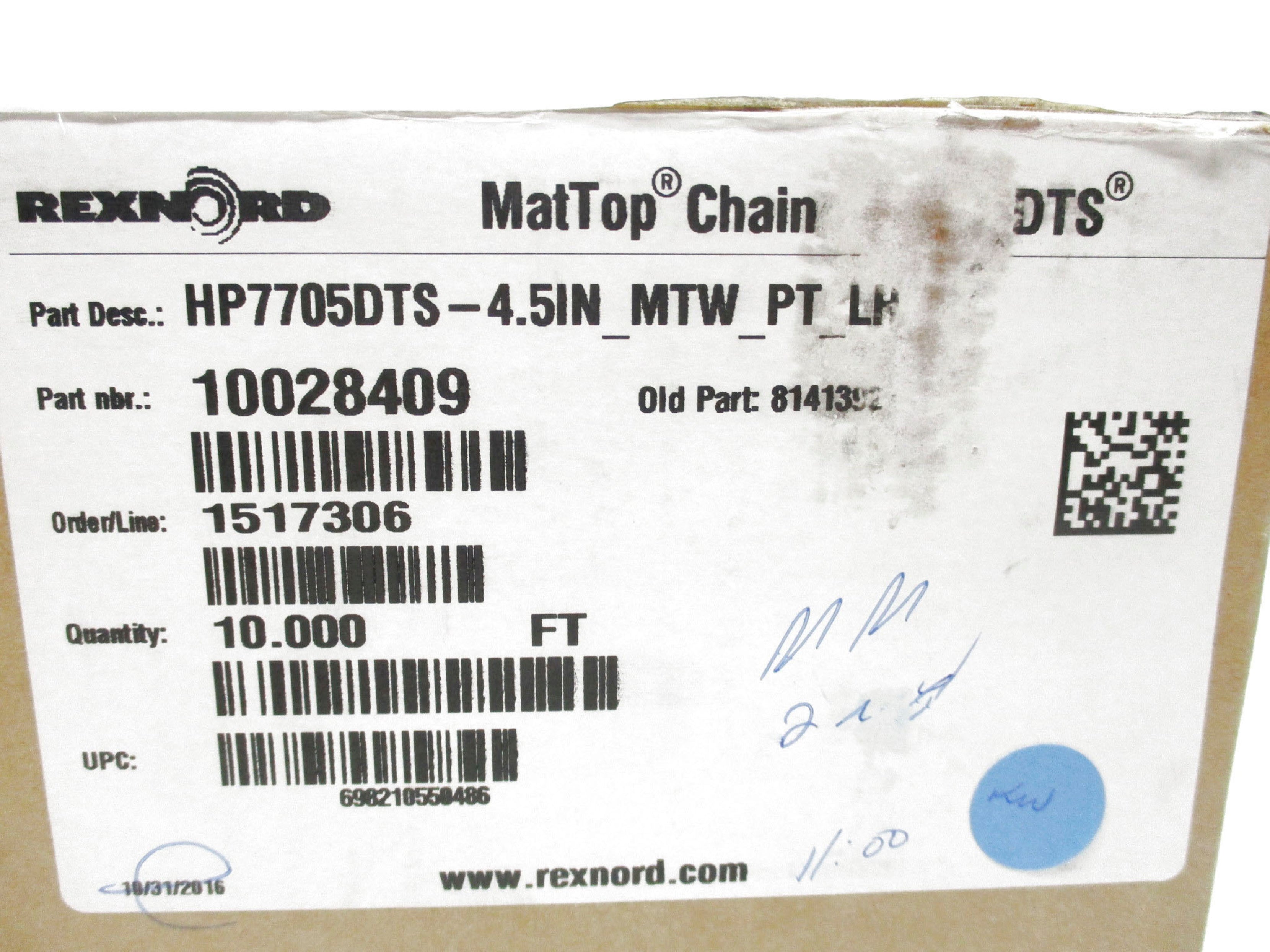 REXNORD HP7705DTS-4.5IN_MTW_PT_LH NSMP