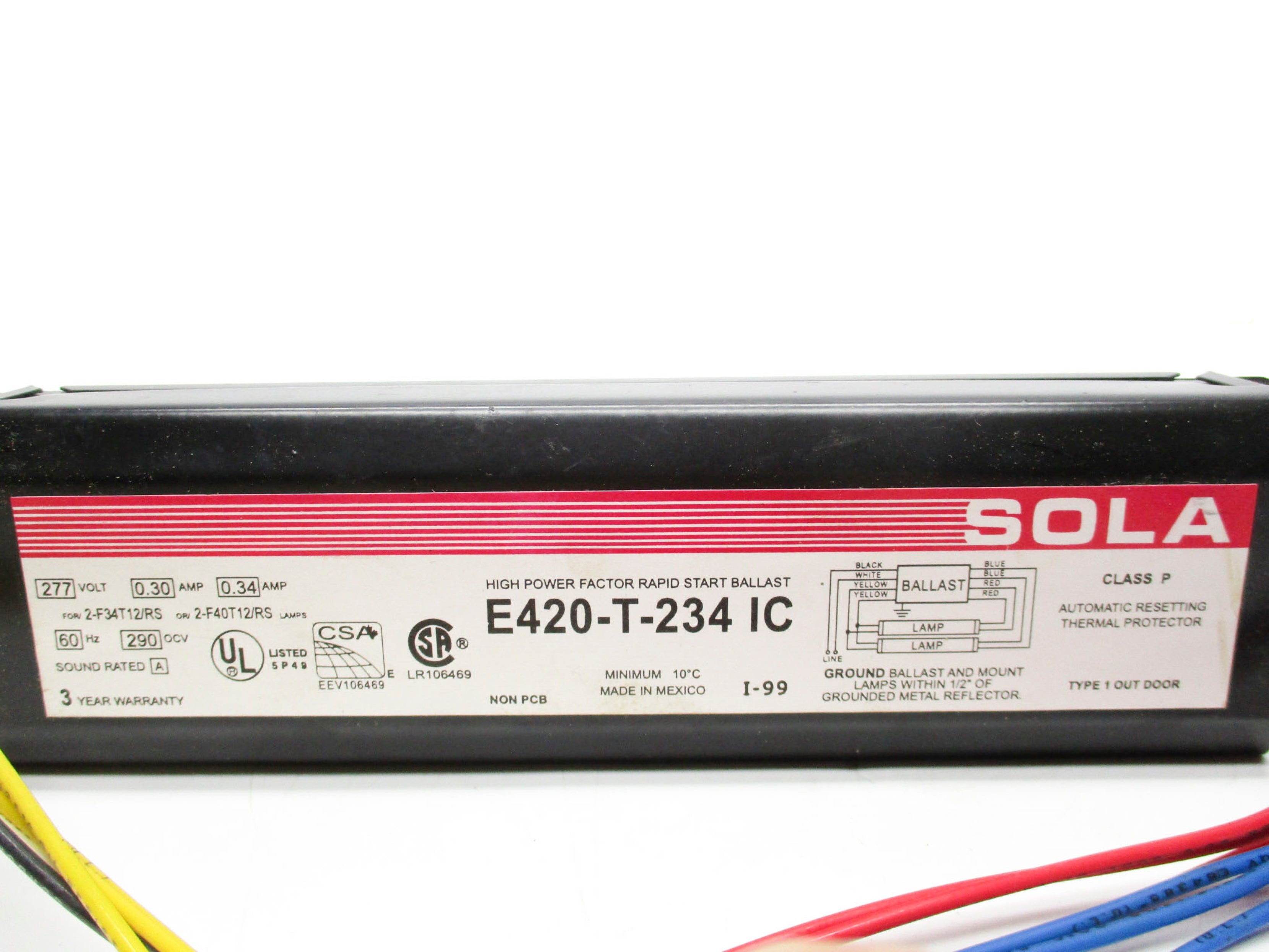 SOLA E420-T-234IC NSMP