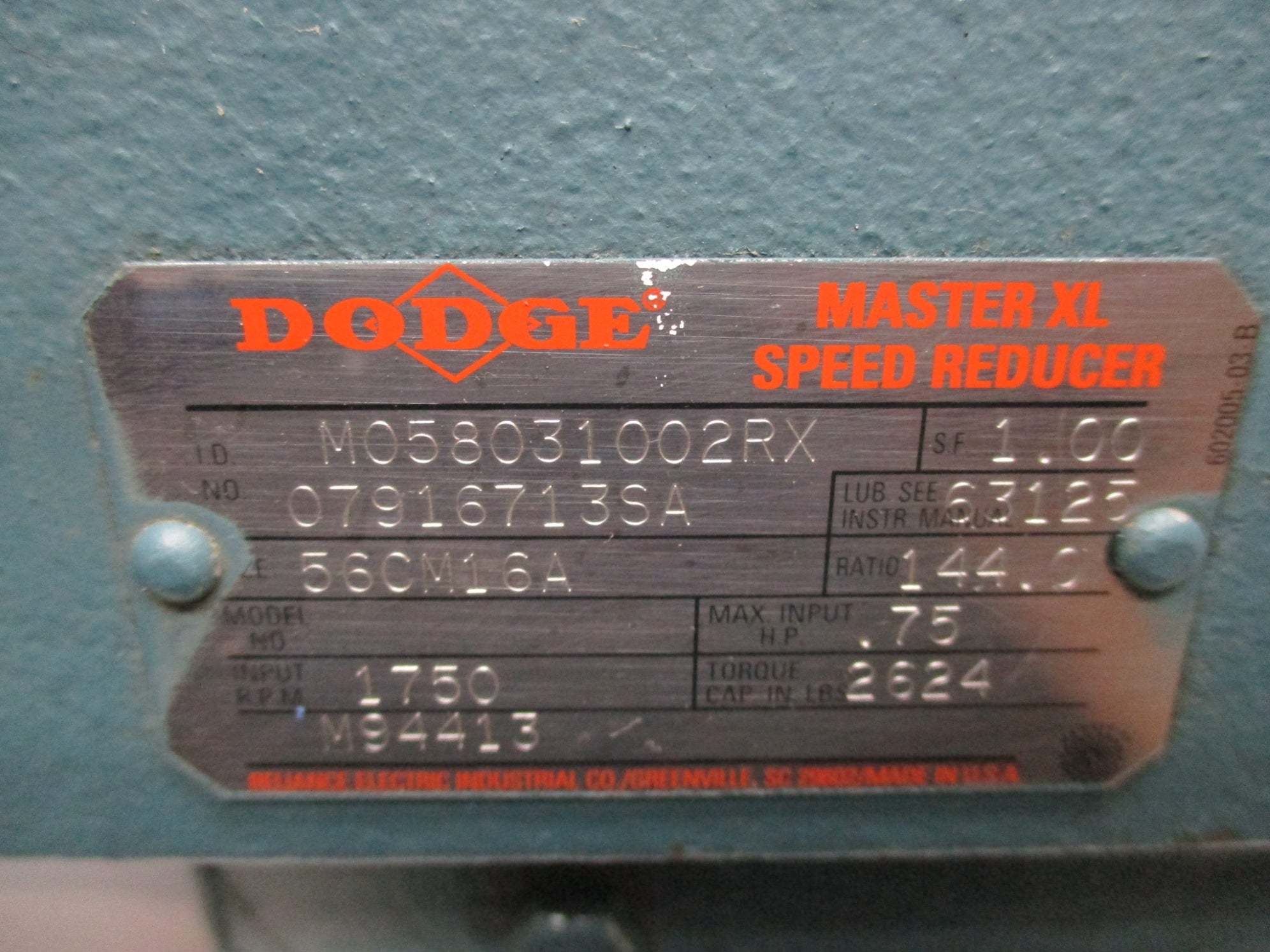 DODGE M058031002RX NSNP