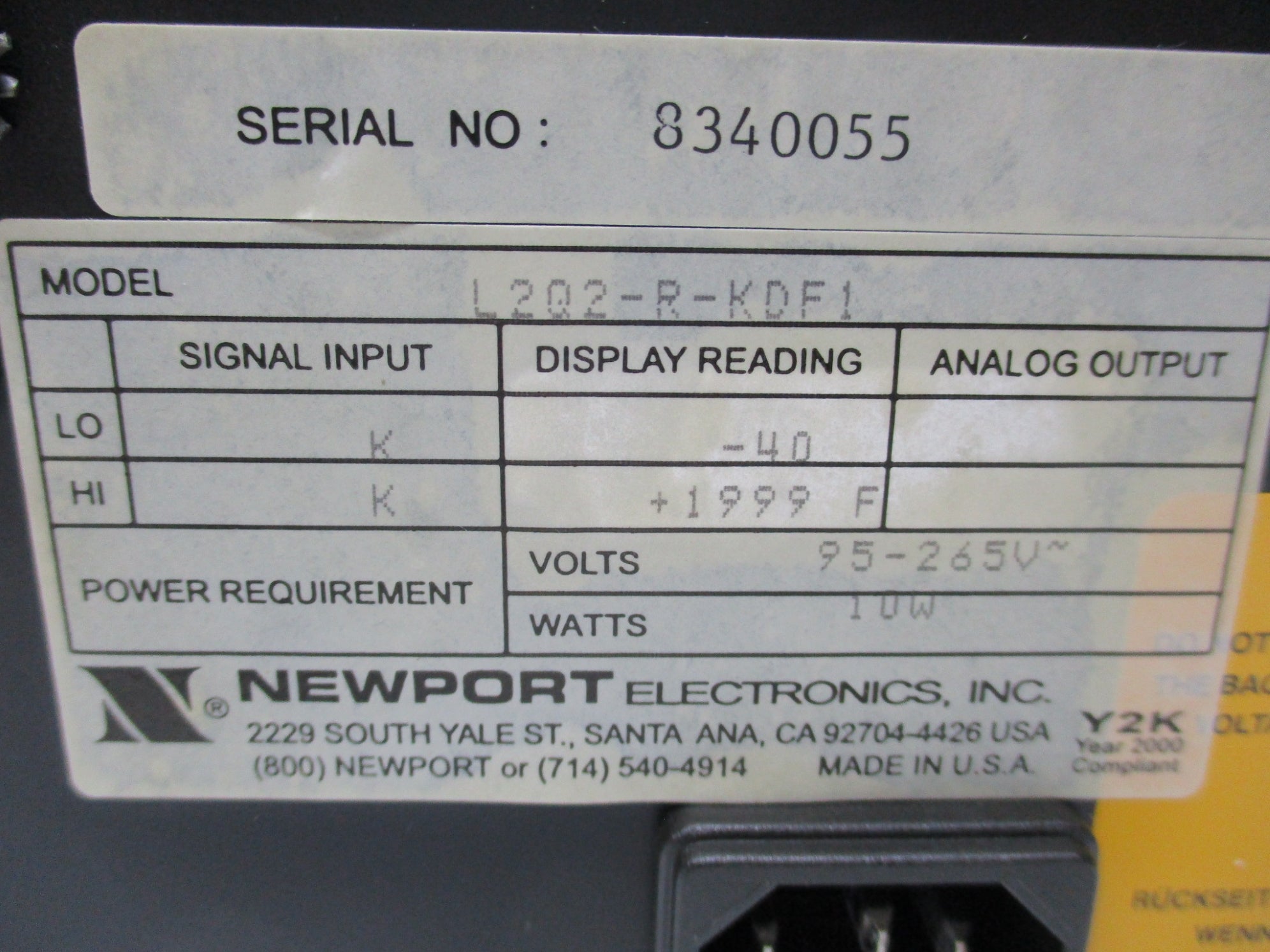 NEWPORT L2Q2-R-KDF1 NSNP