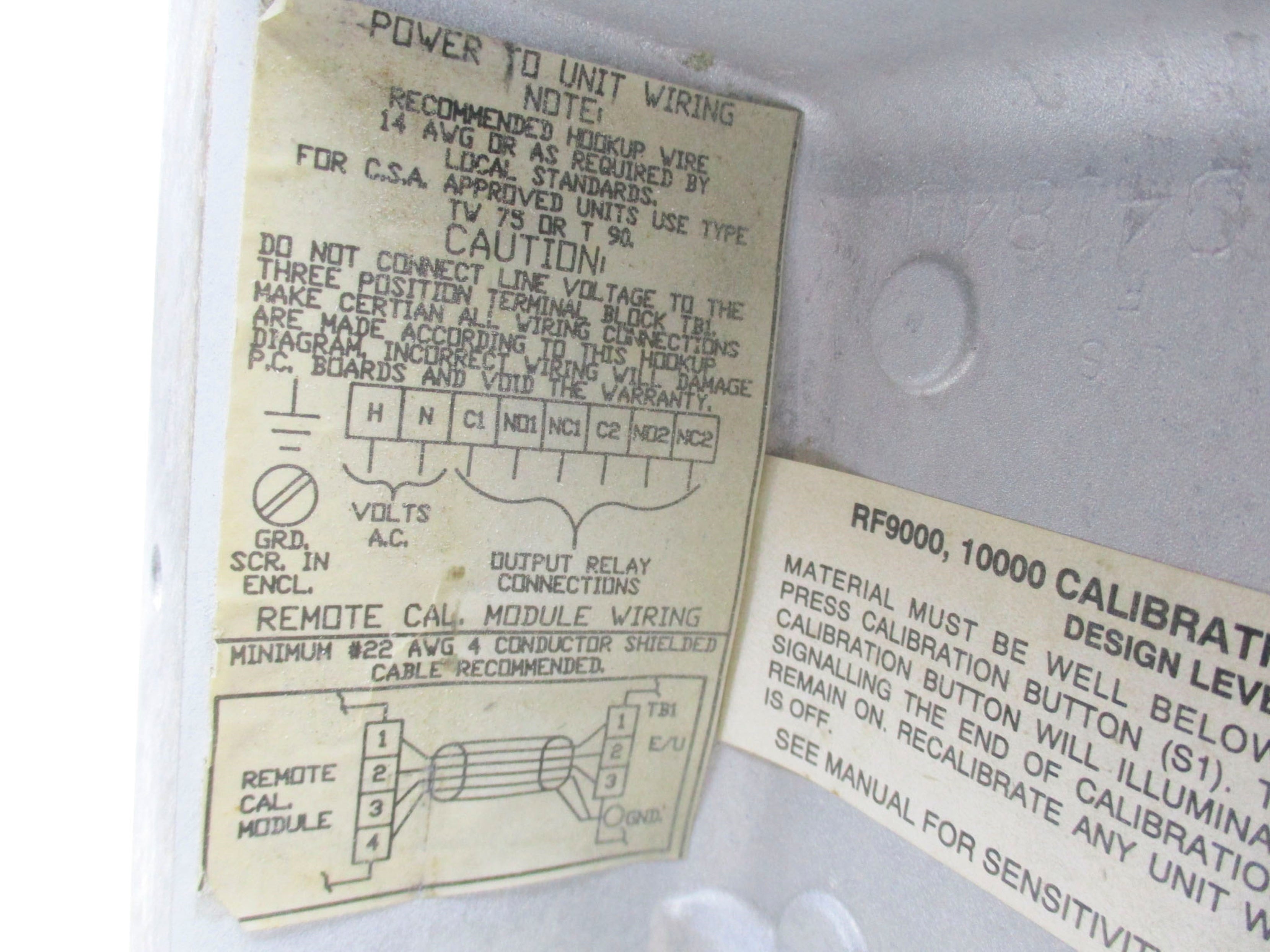 BINDICATOR RF9C4X1A UNMP
