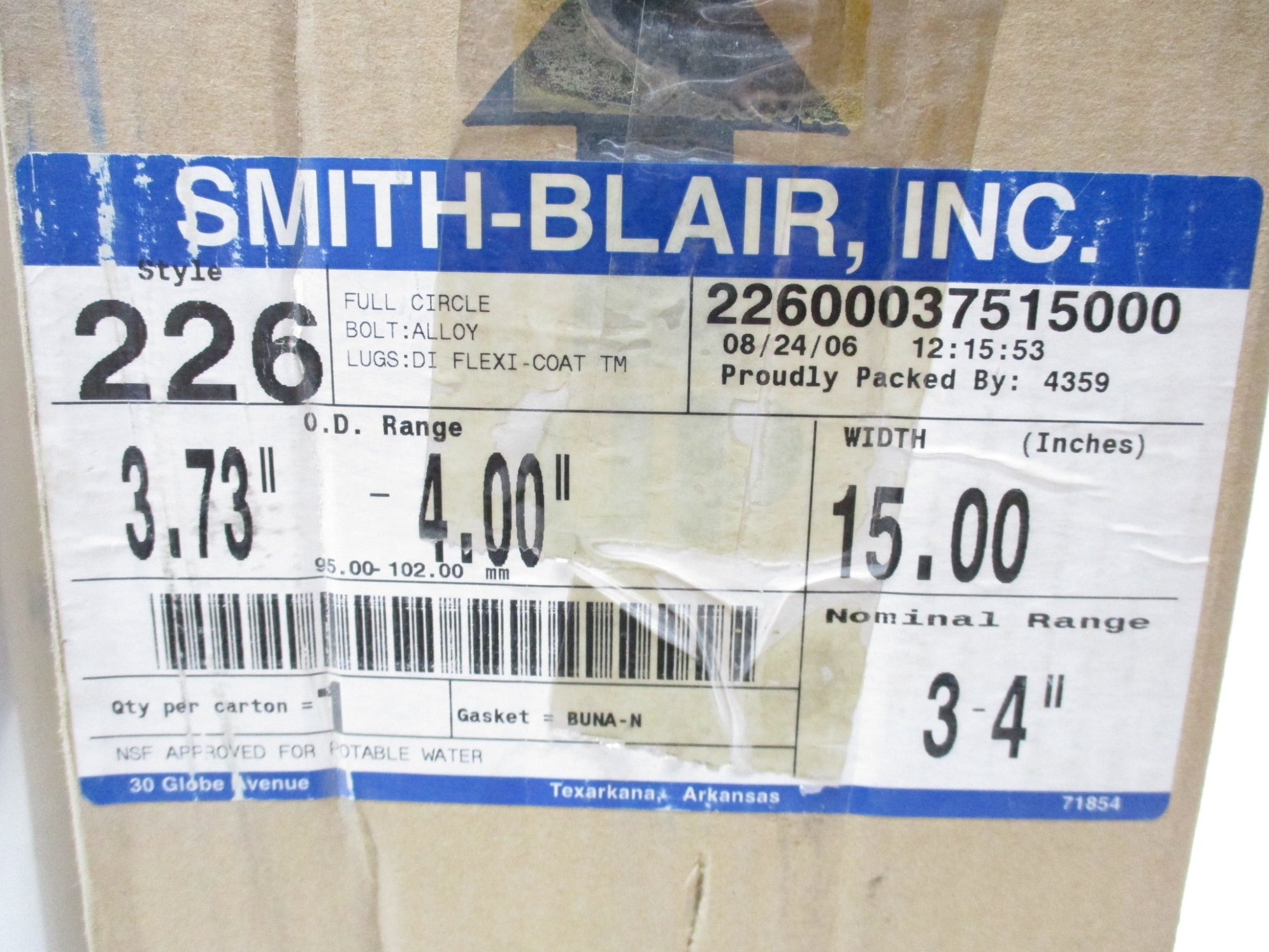 SMITH-BLAIR 22600037515000 NSMP