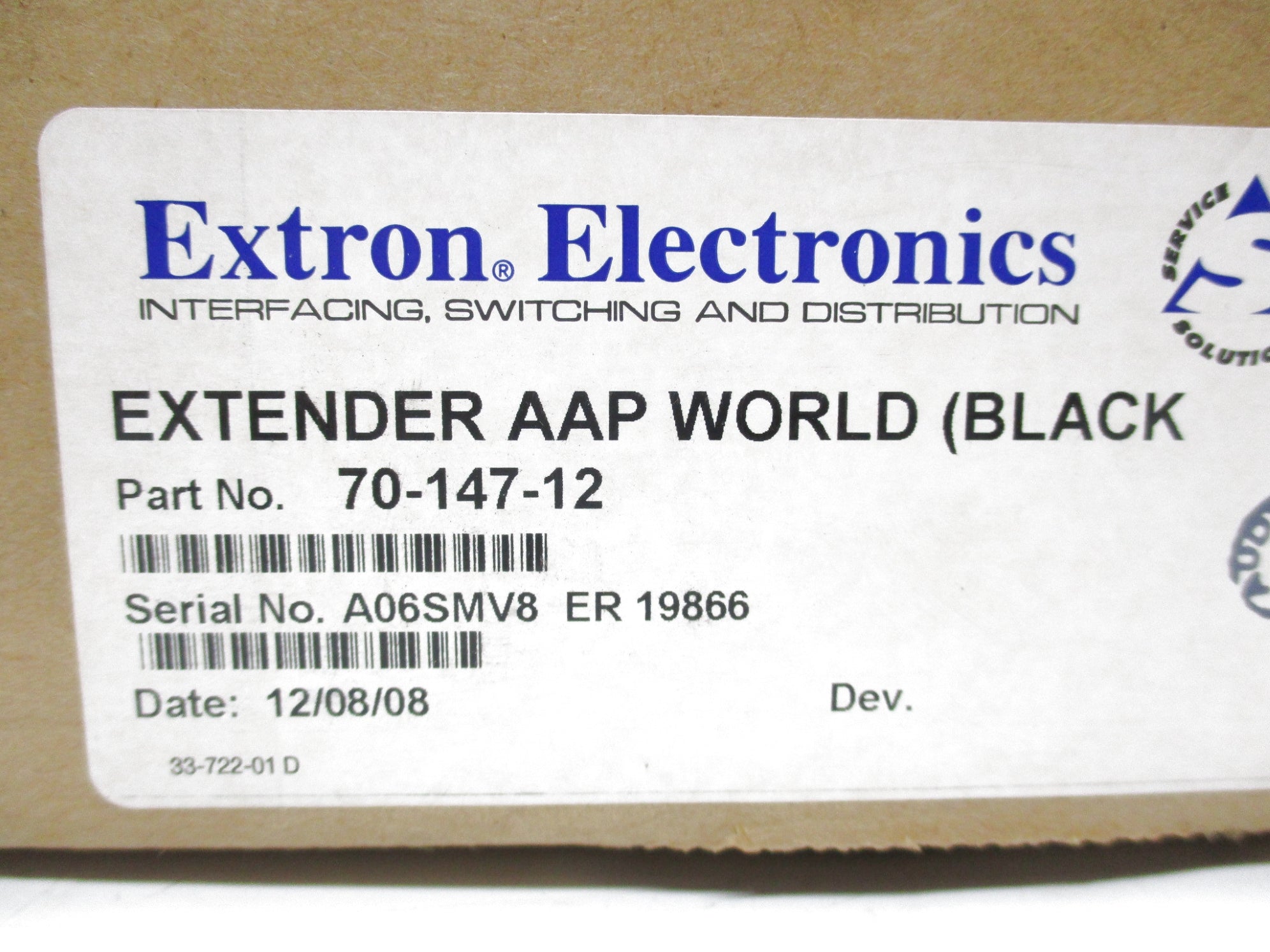EXTRON 70-147-12 NSMP