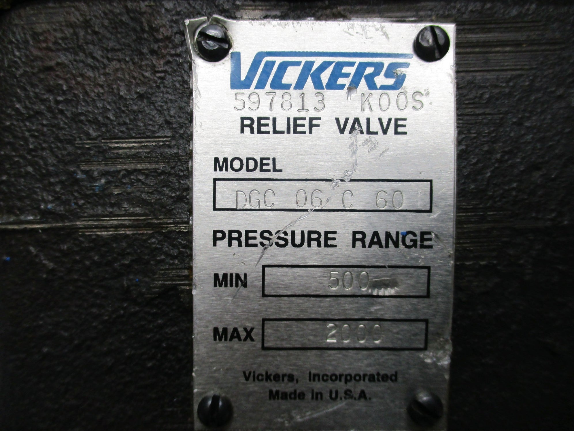 VICKERS DGC06C60 NSNP