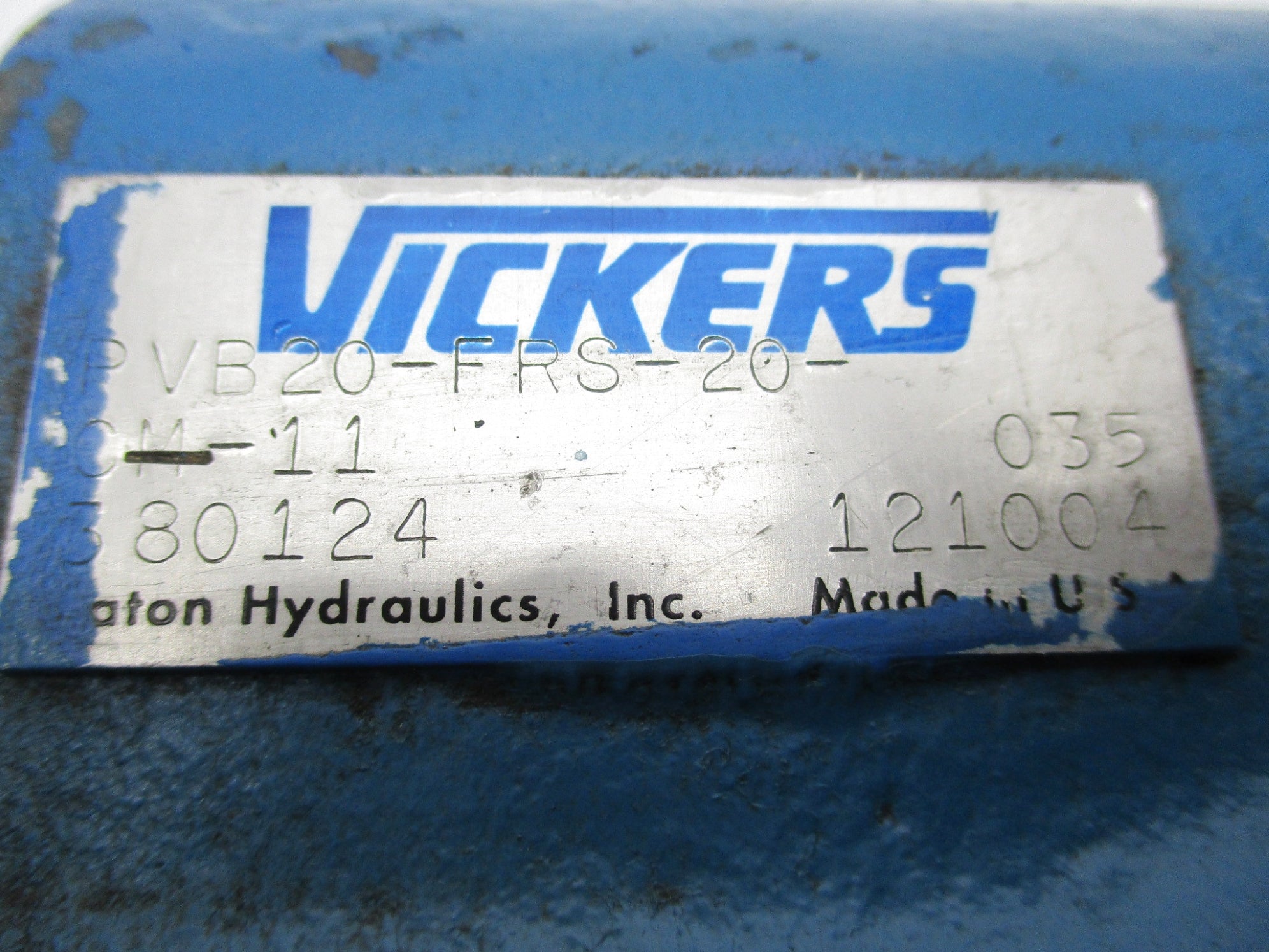 VICKERS PVB20FRS20CM11 NSNP