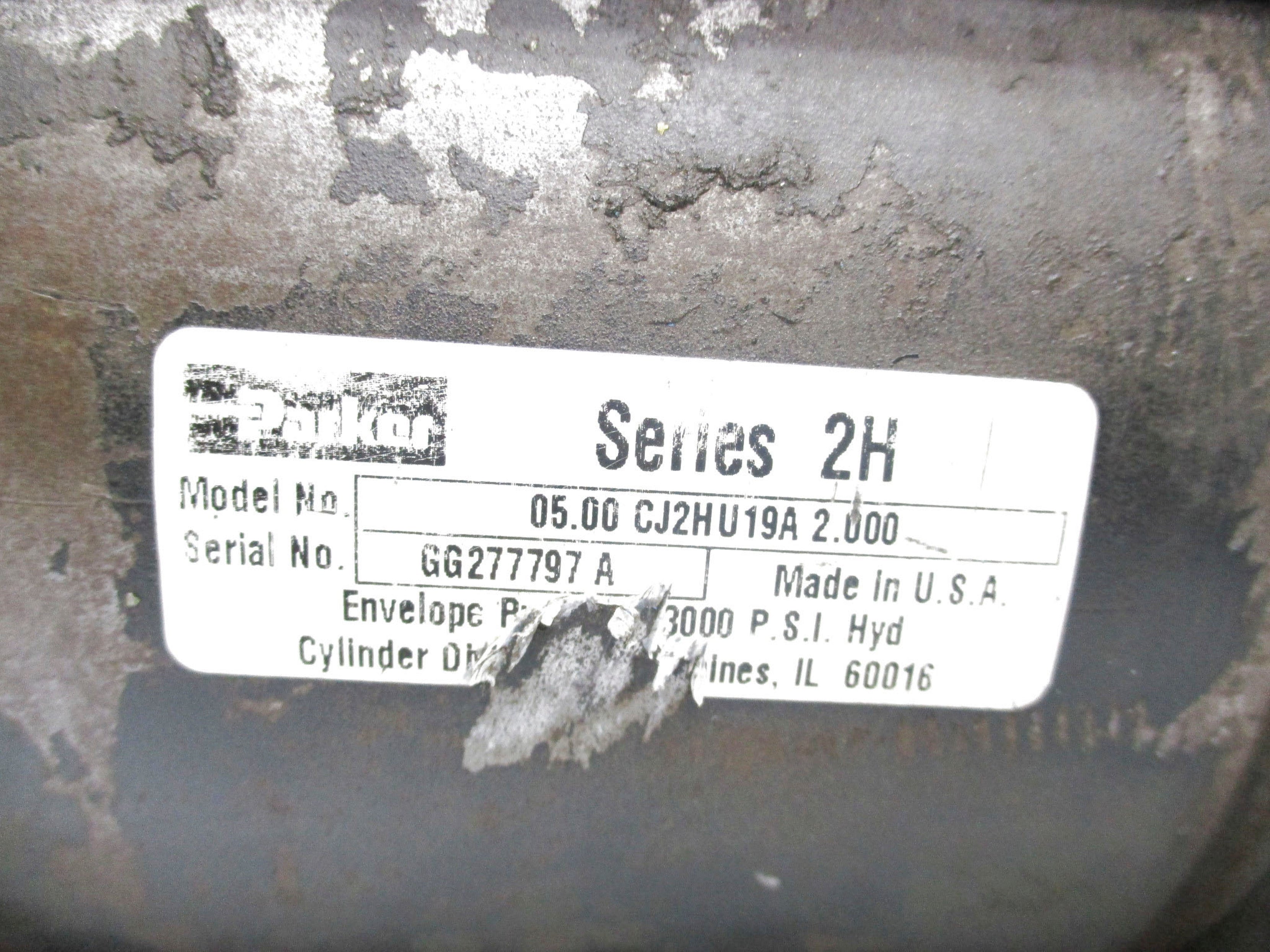 PARKER 05.00CJ2HU19A2.000 SER. 2H UNMP