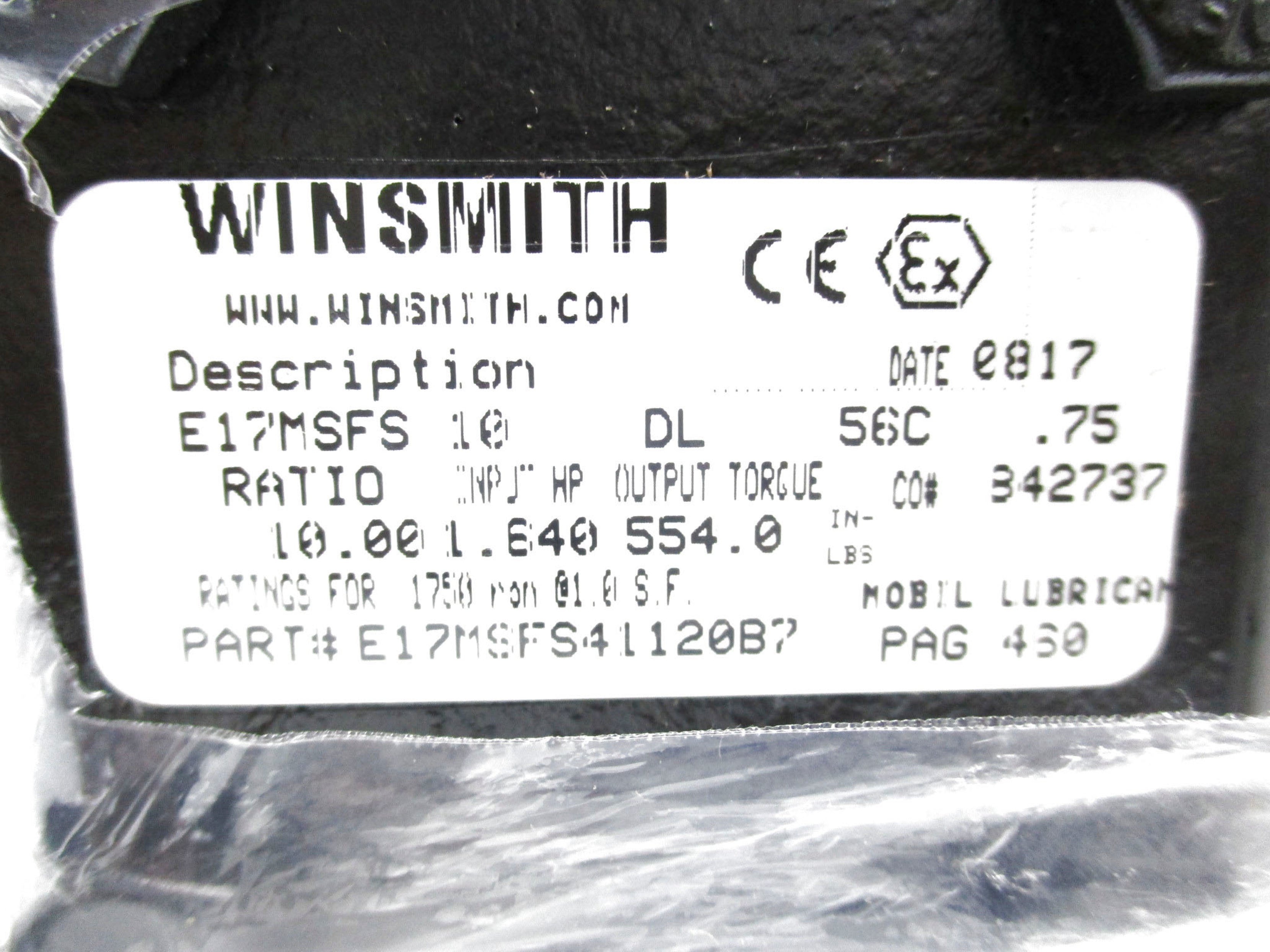 WINSMITH E17MSFS10 NSMP