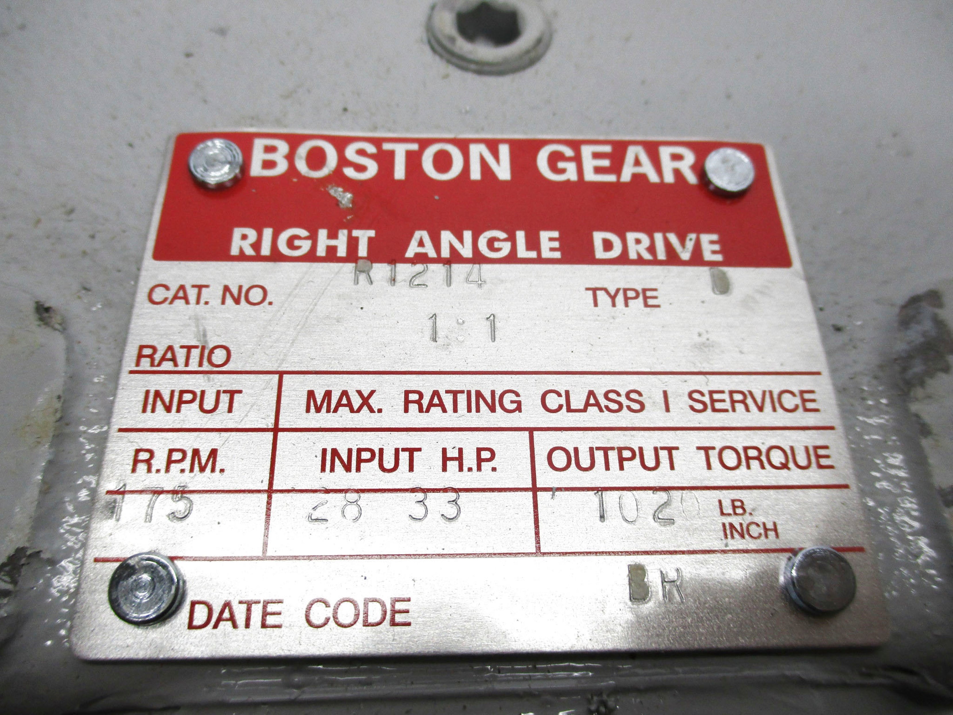 BOSTON GEAR R1214 NSMP