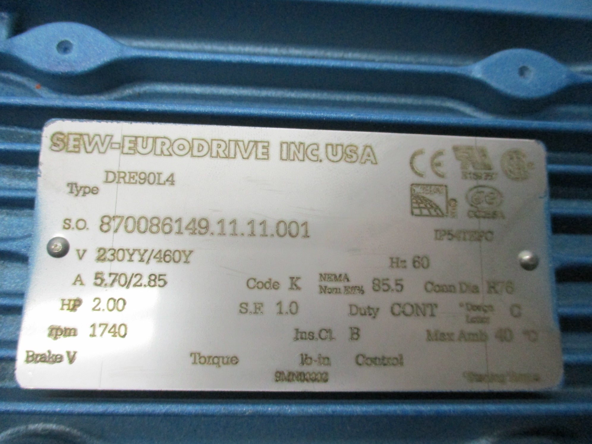 SEW-EURODRIVE S67DRE90L4 NSNP
