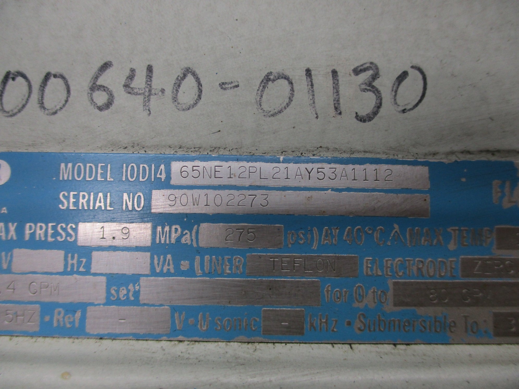 FISCHER I0D1465NE12P21AY53A1112 UNMP