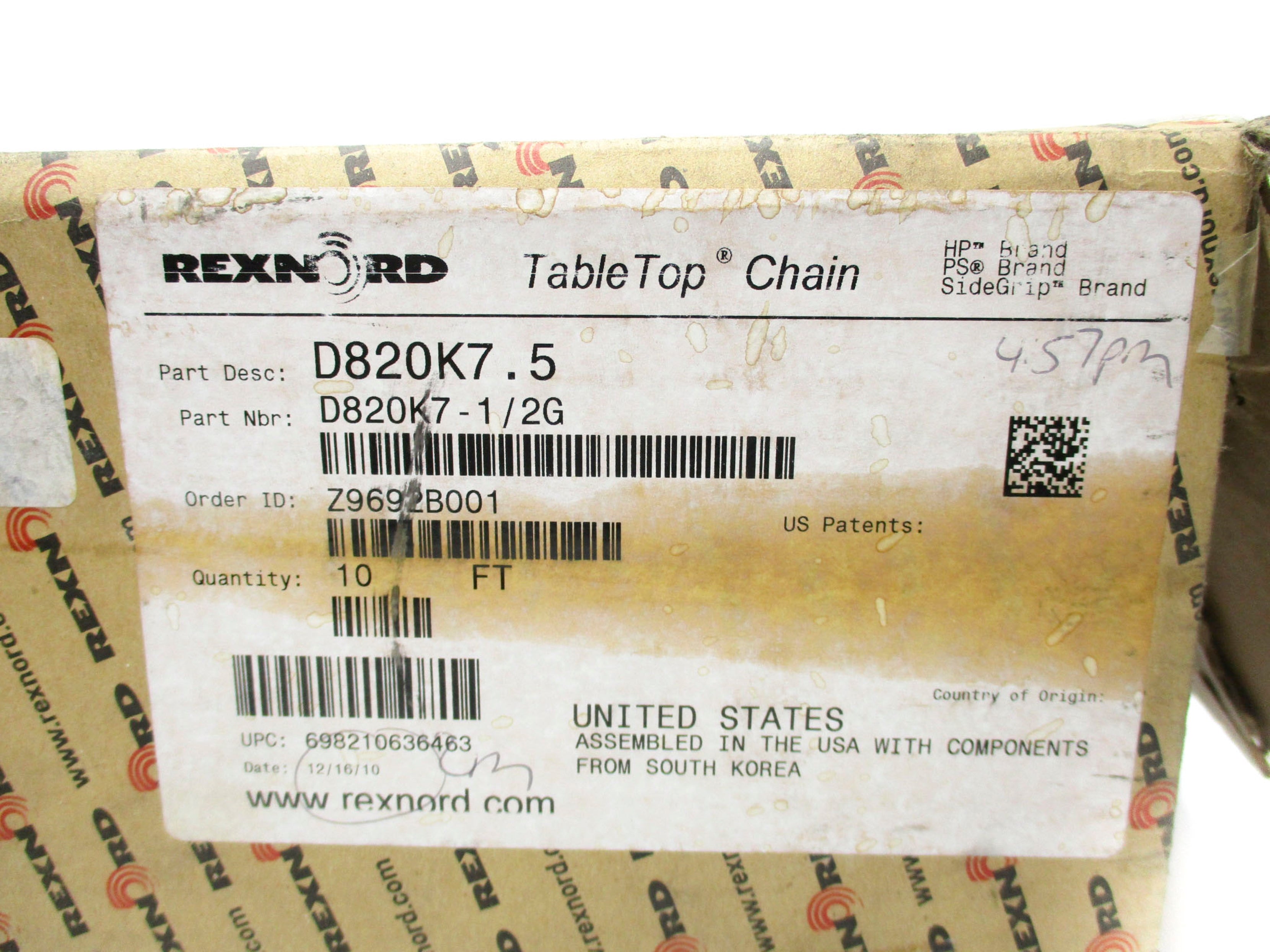 REXNORD D820K7.5 NSMP