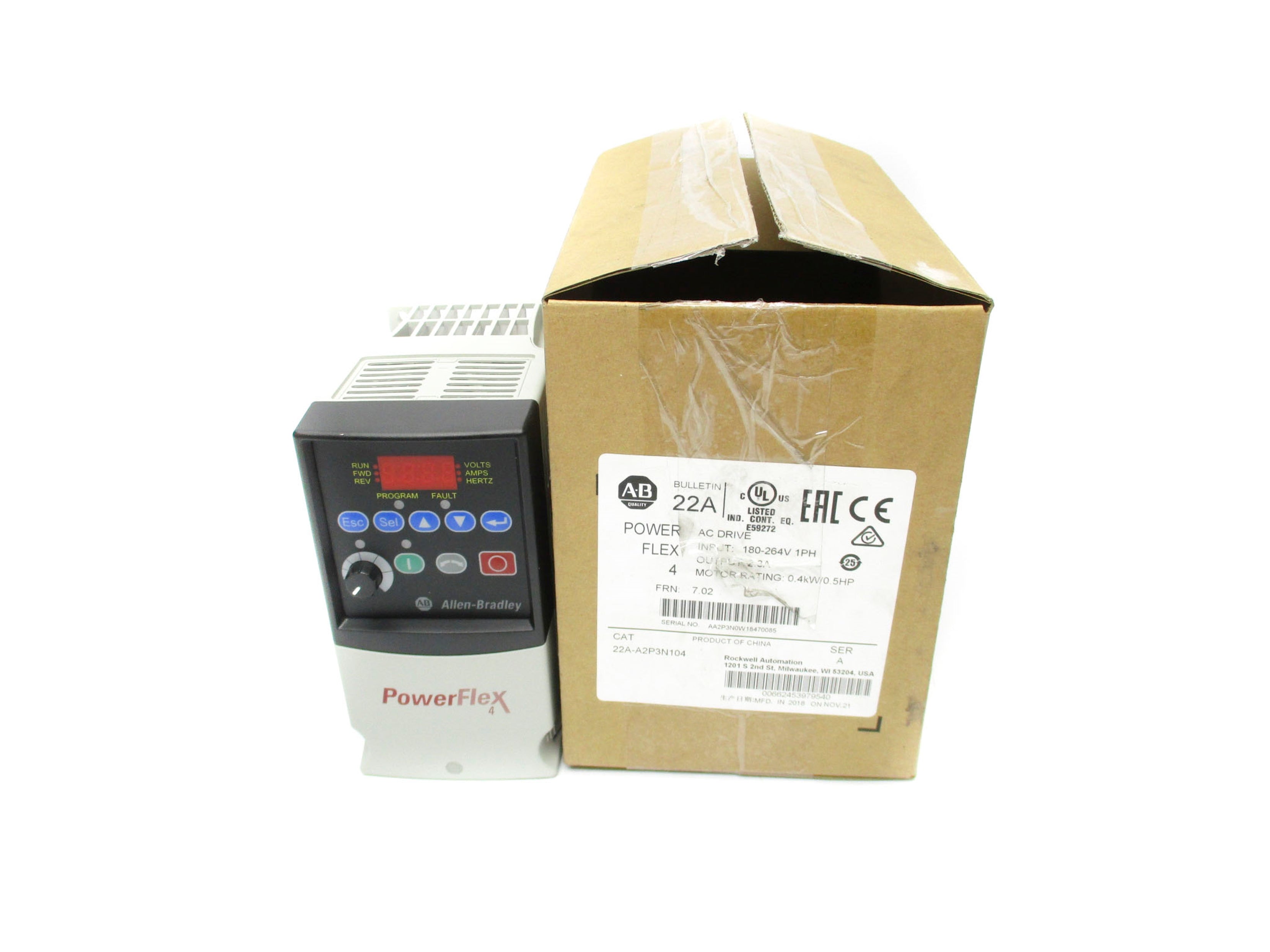 ALLEN BRADLEY 22A-A2P3N104 SER. A NSMP