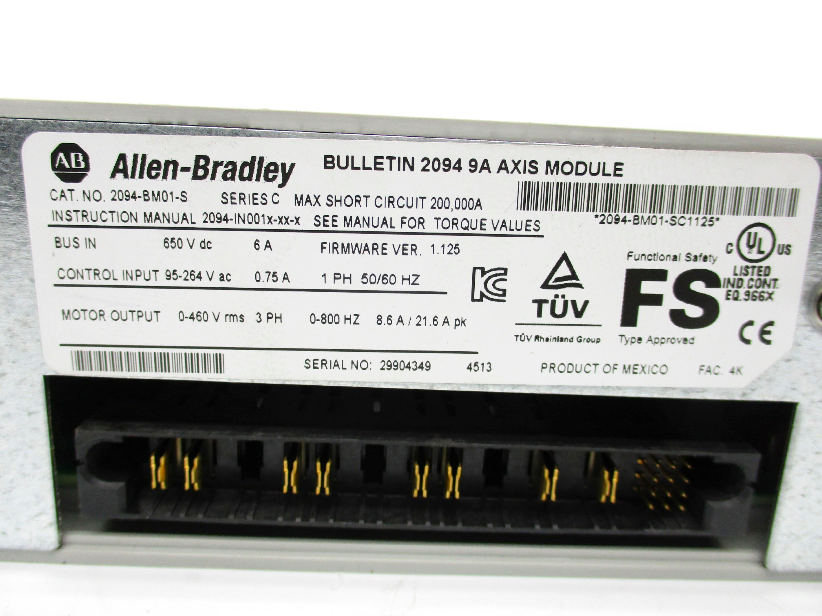 ALLEN BRADLEY 2094-BM01-S SER. C NSMP