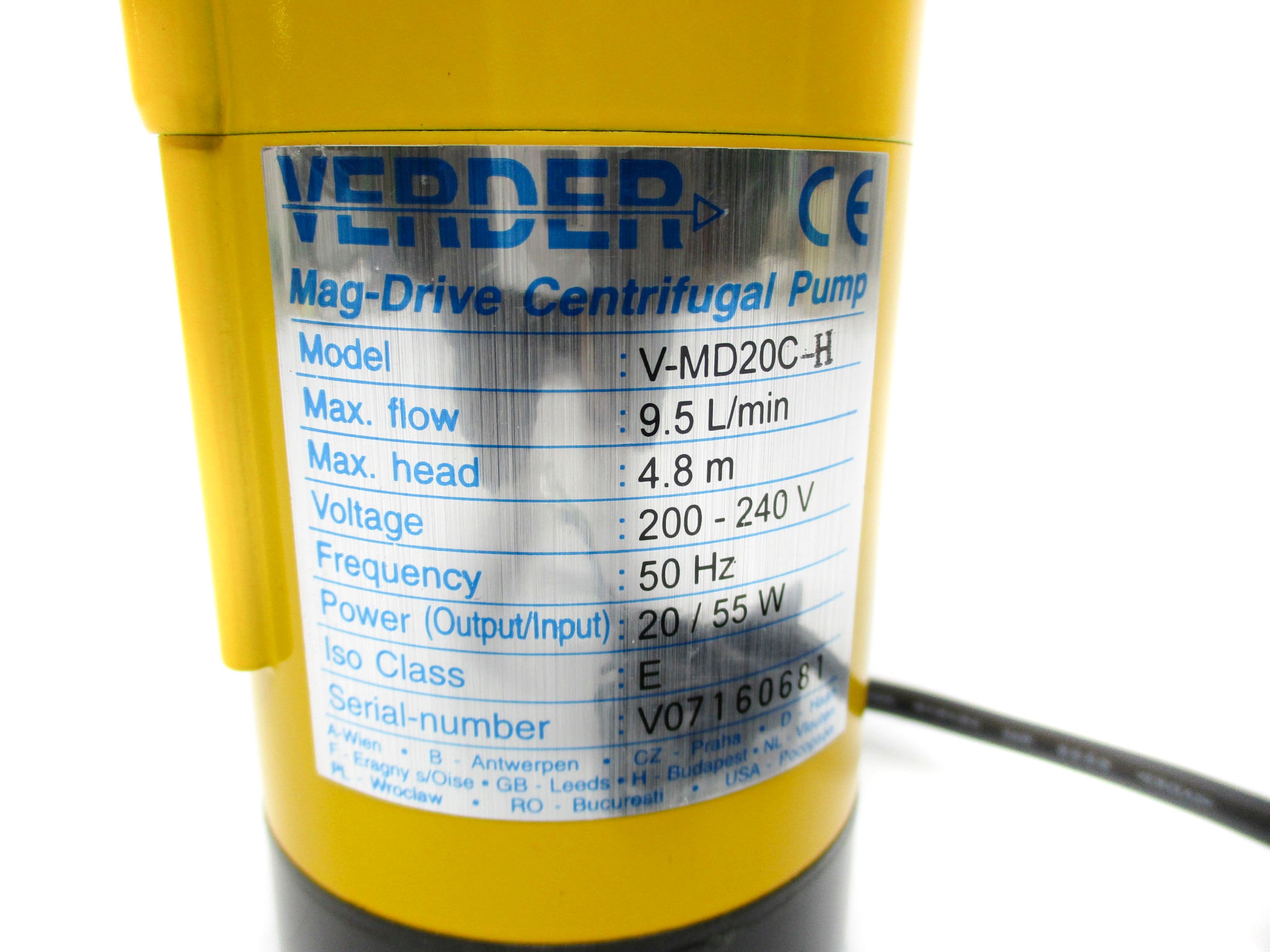 VERDER V-MD20C-H NSNP