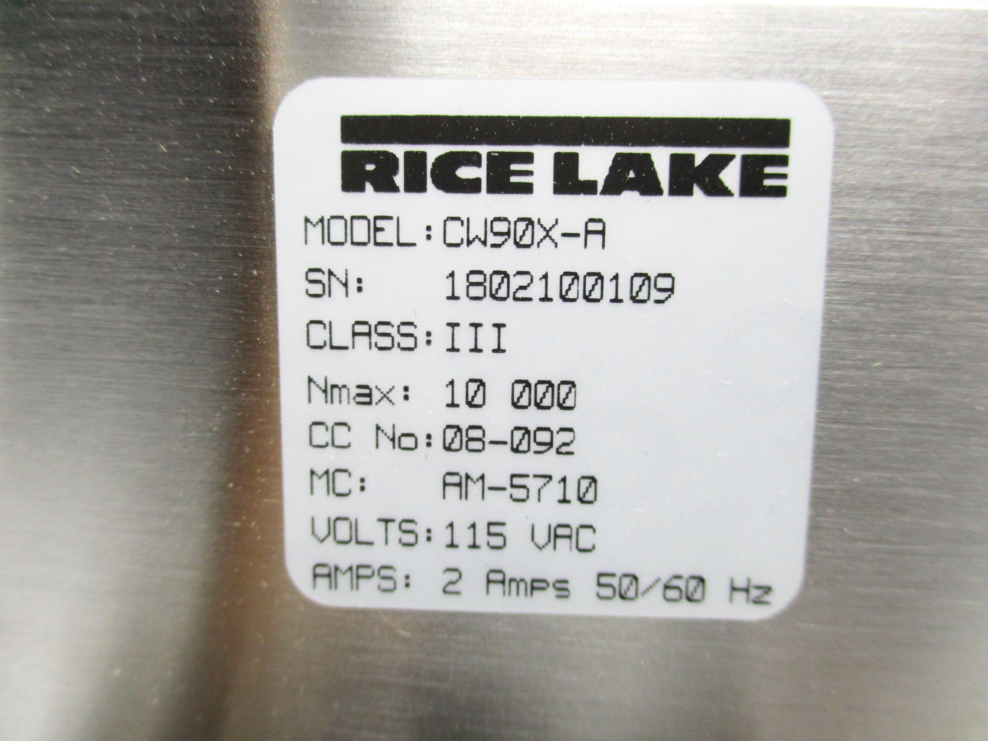 RICE LAKE CW90X-A NSNP