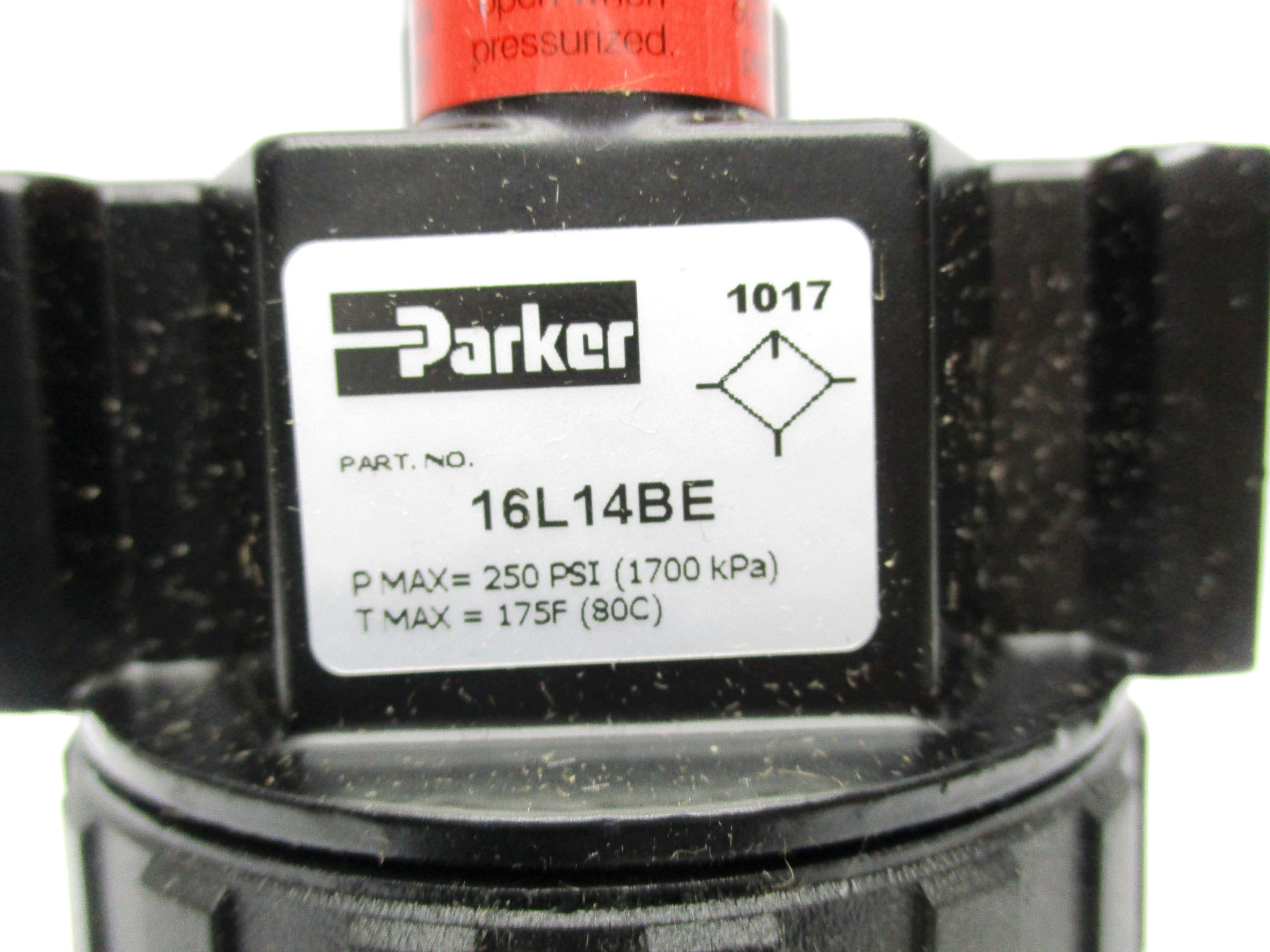 PARKER 16L14BE 250PSI 175'F 1/4" NSMP
