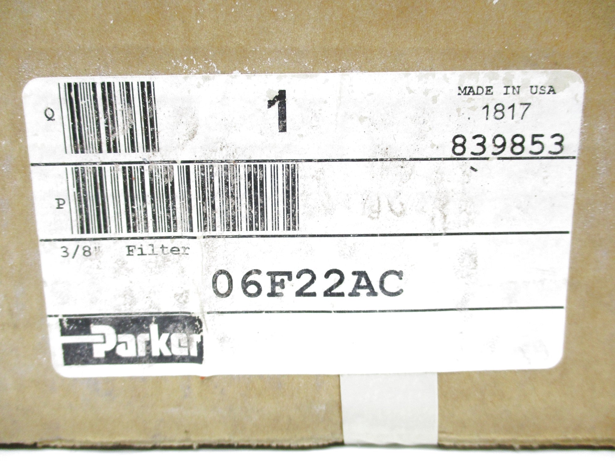 PARKER 06F22AC NSFS