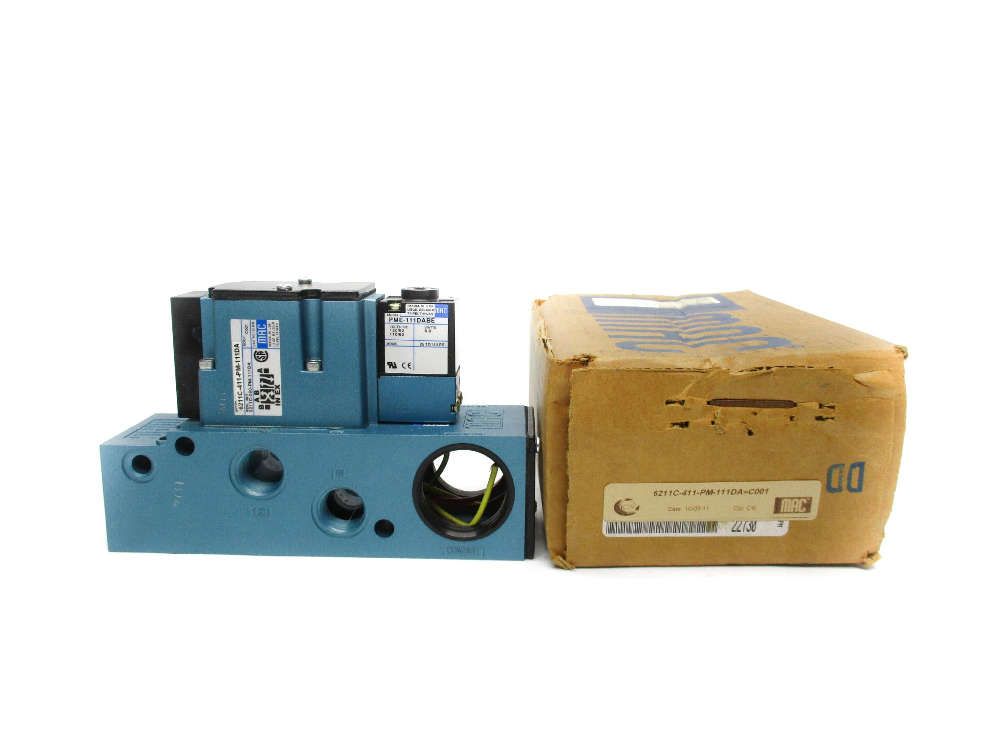 MAC 6211C-000-PM-111DA 120V 150PSI NSMP