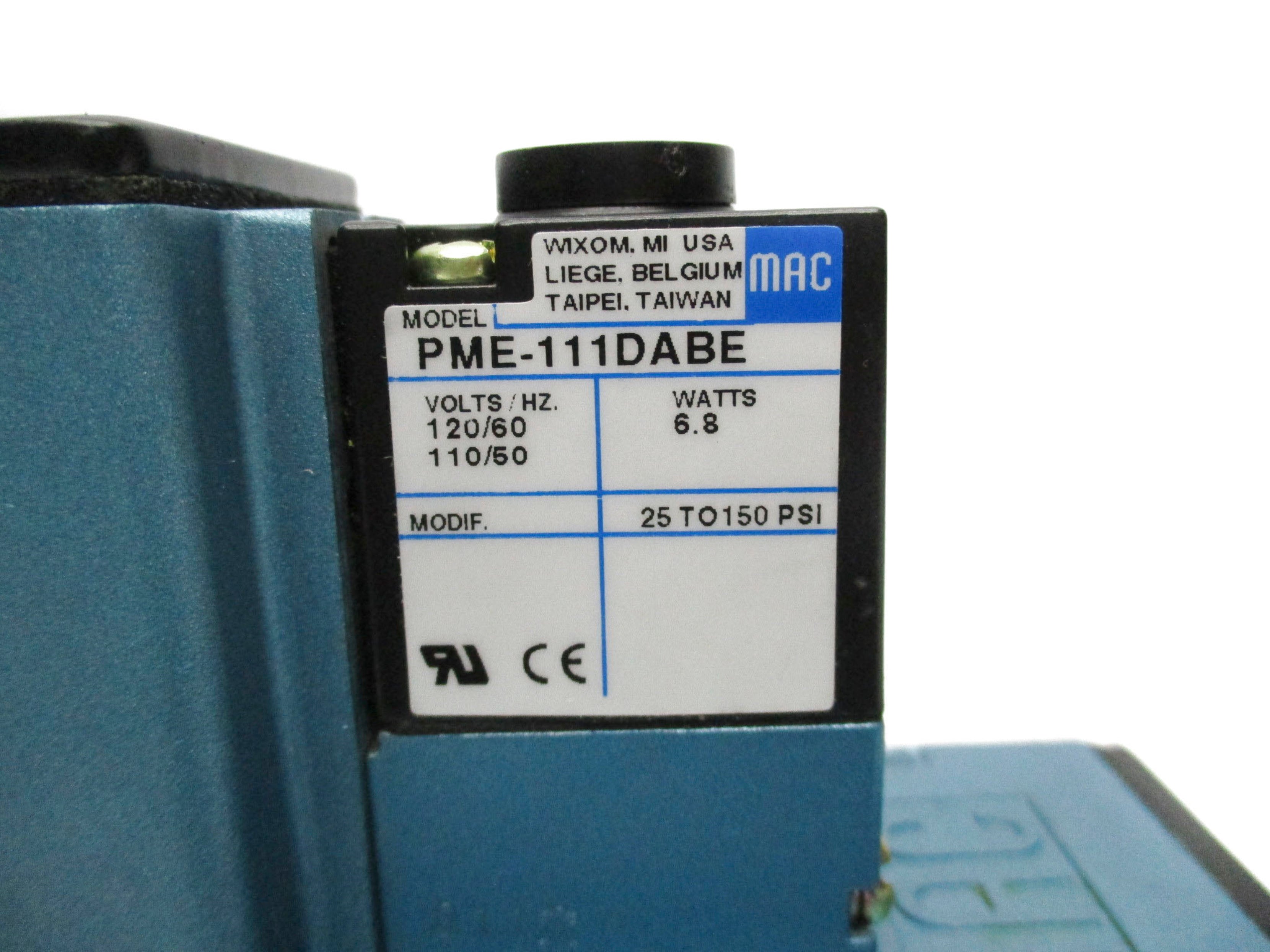 MAC 6211C-000-PM-111DA 120V 150PSI NSMP