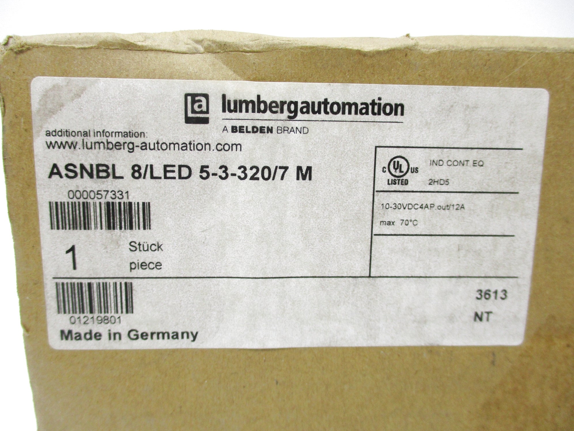 LUMBERGAUTOMATION ASNBL 8/LED NSNP