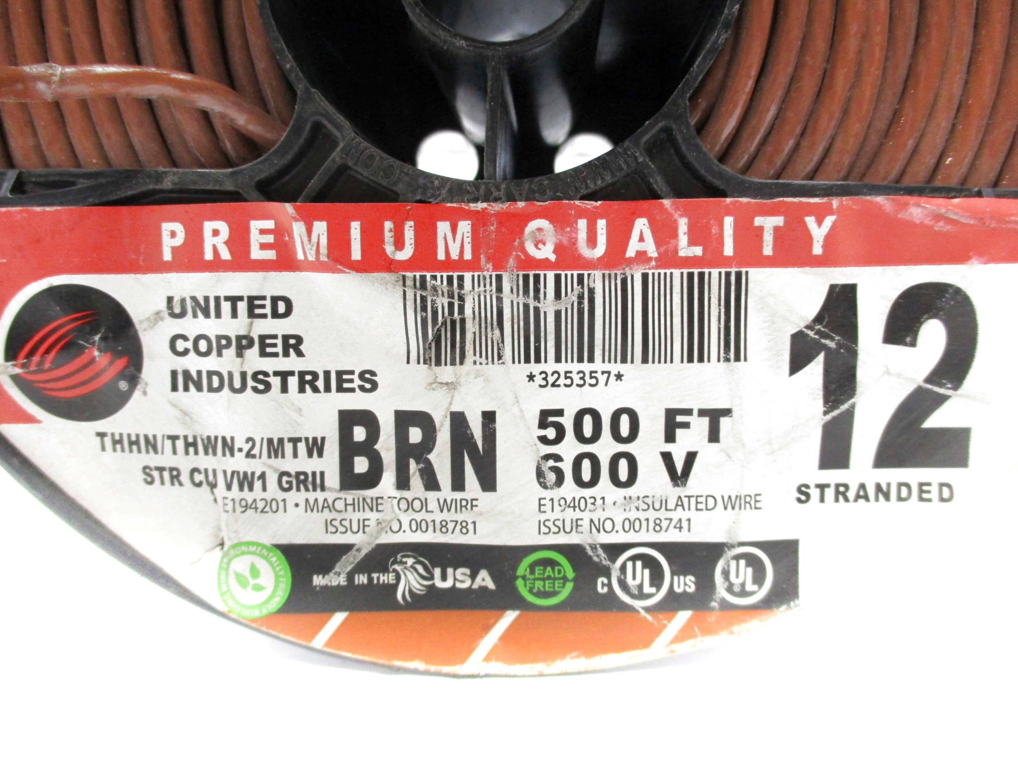 UNITED COPPER INDUSTRIES E194201 (BROWN) NSFS