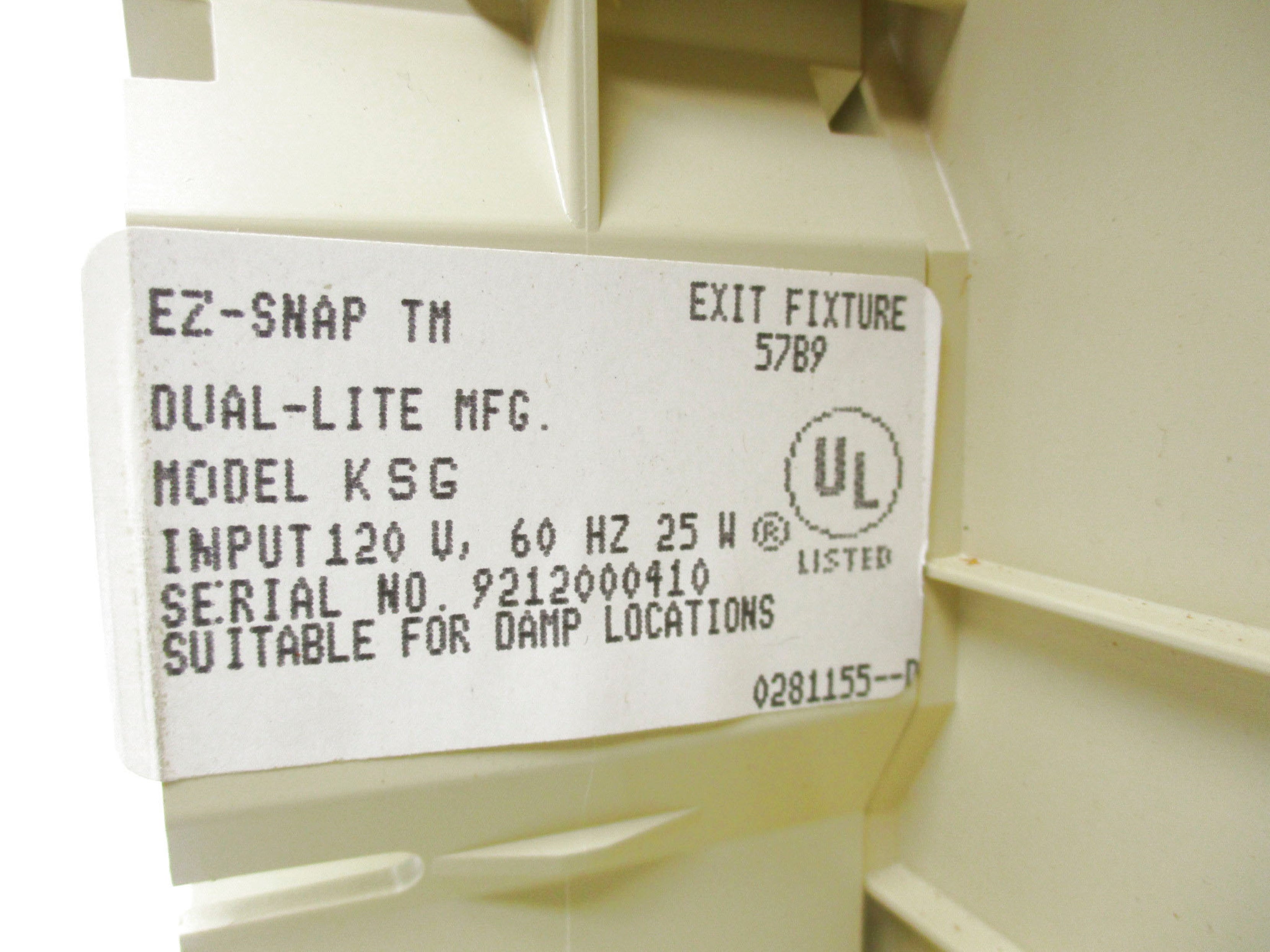 DUAL-LITE KSG NSNP
