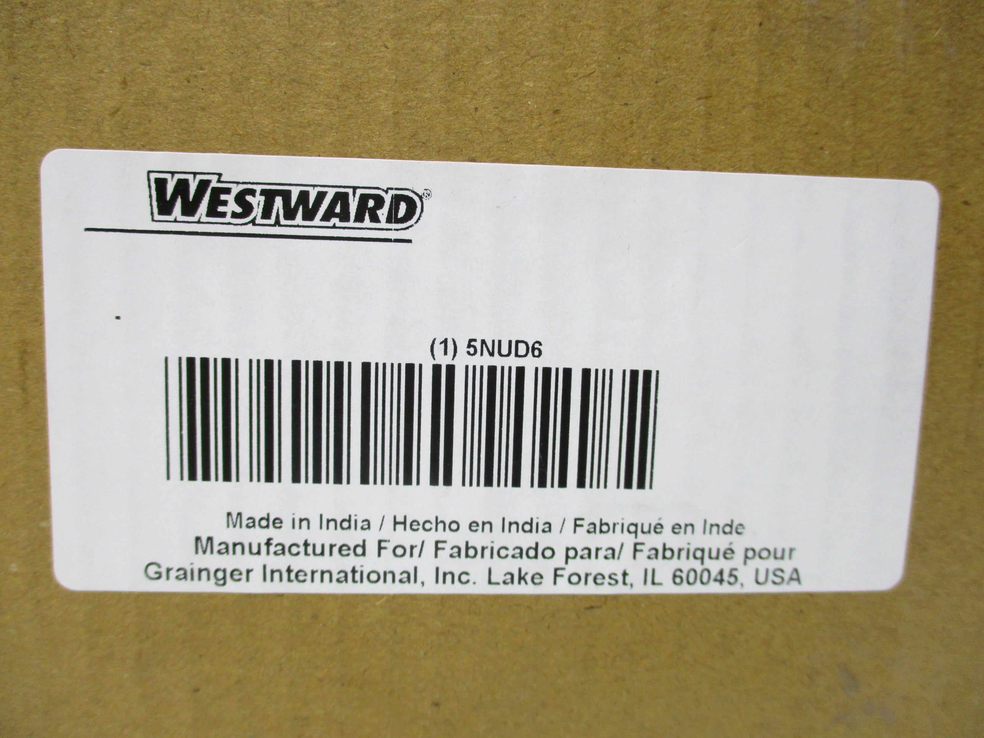 WESTWARD 5NUD6 (AS PICTURED) NSMP