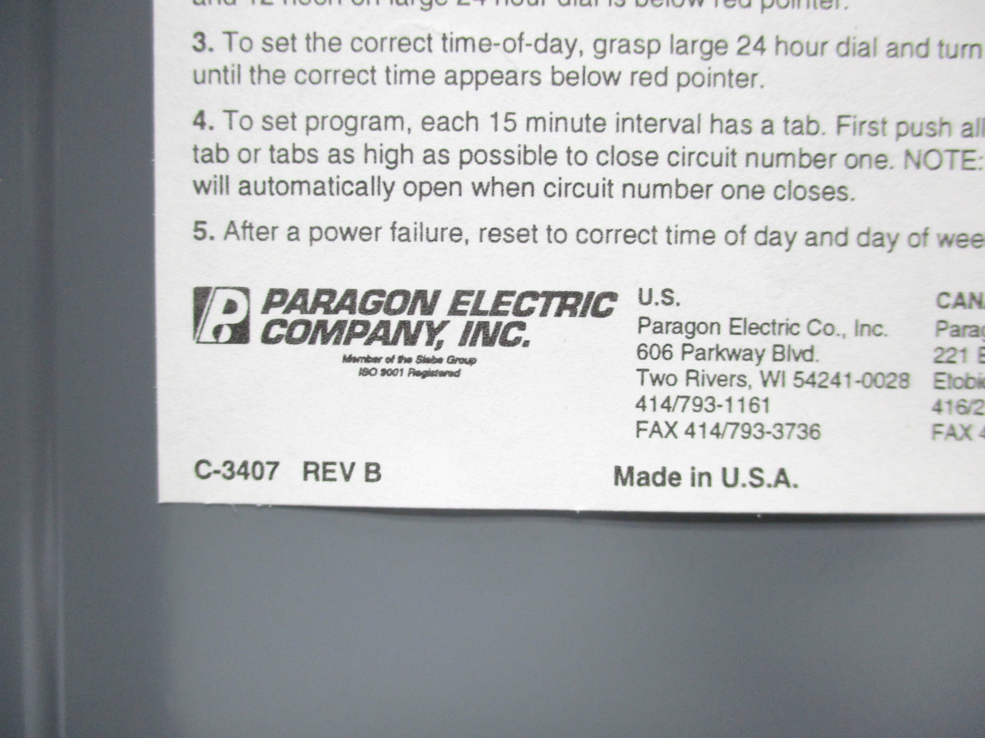 PARAGON 1015-00RS NSNP