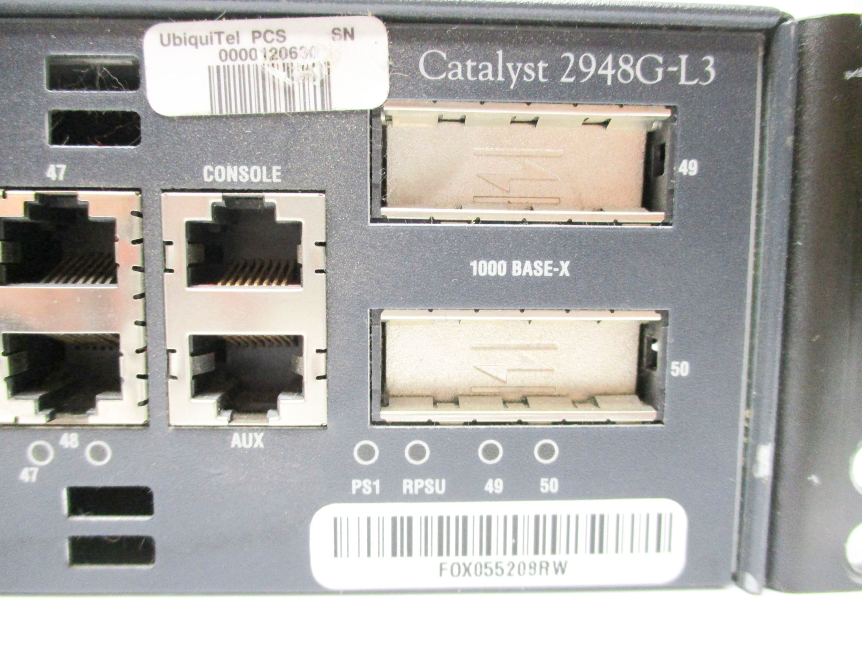 CYSCO SYSTEMS WS-C2948G-L3 UNMP