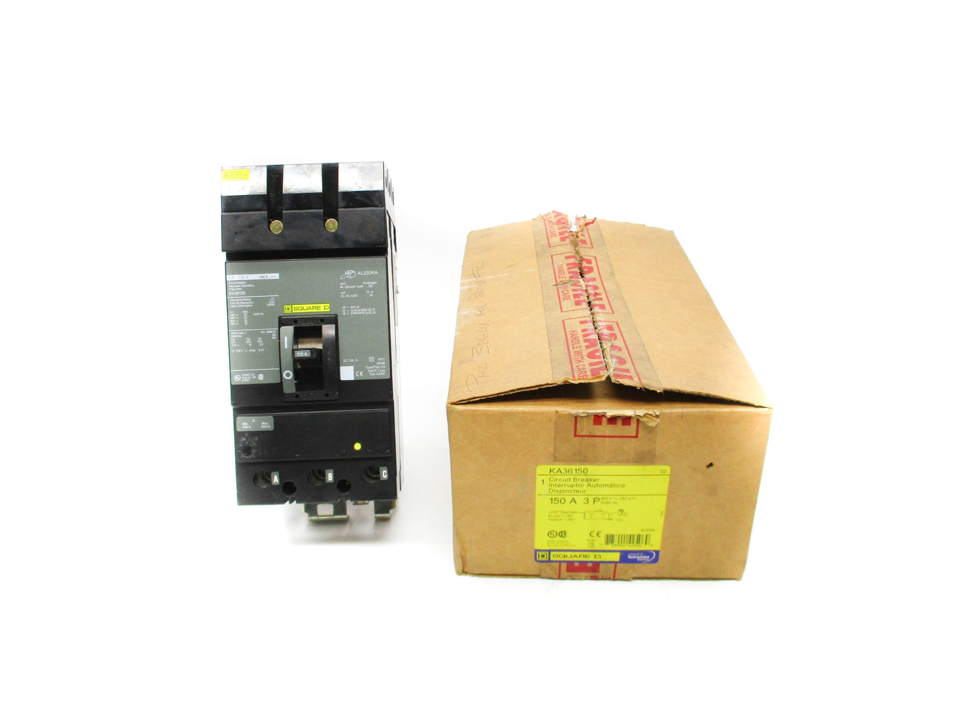 SQUARE D KA36150 150A 600V NSMP