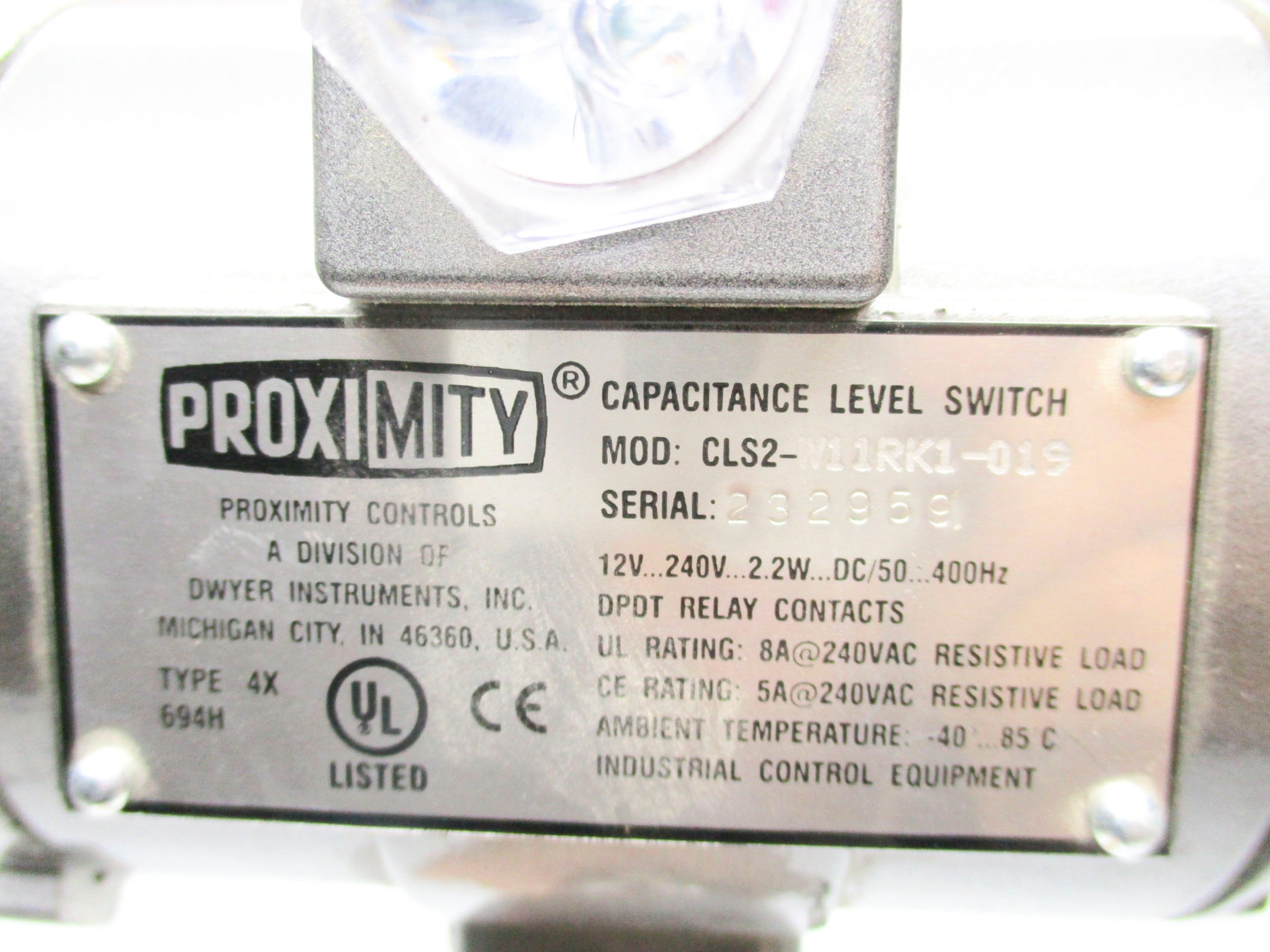 PROXIMITY CLS2-W11RK1-019 NSNP