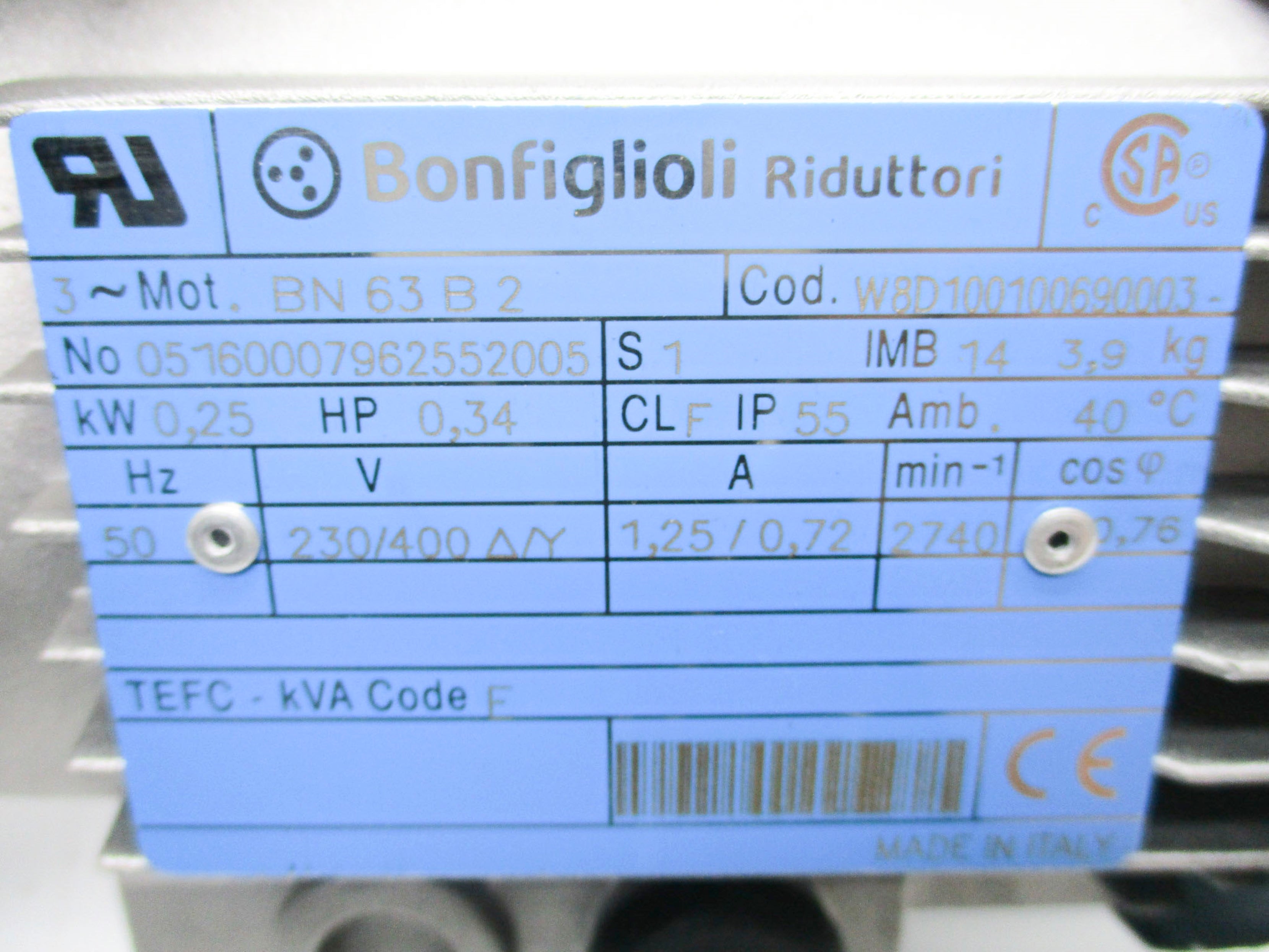 BONFIGLIOLI BN 63 B 2 NSNP