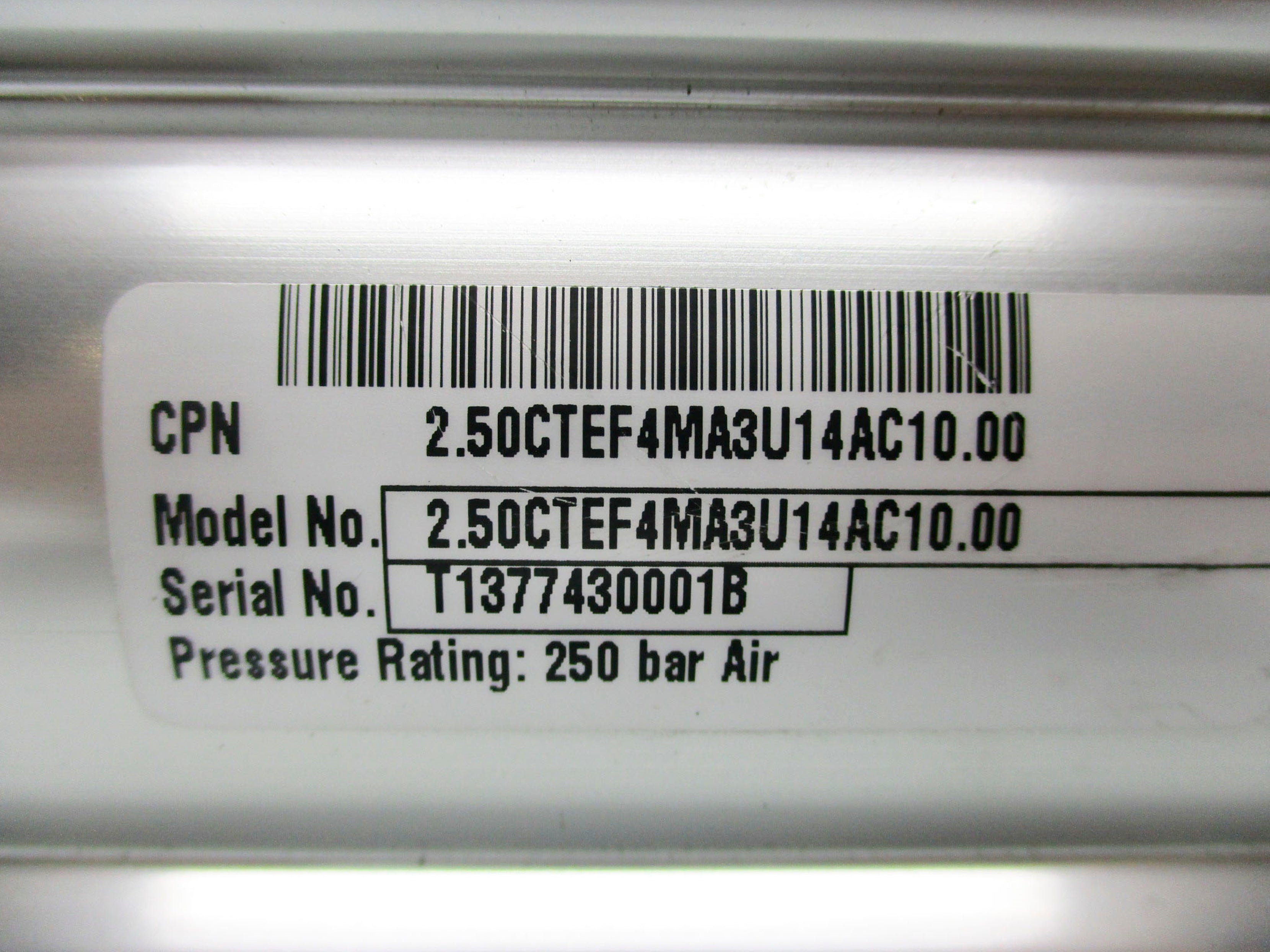 PARKER 2.50CTEF4MA3U14AC10.00 NSNP