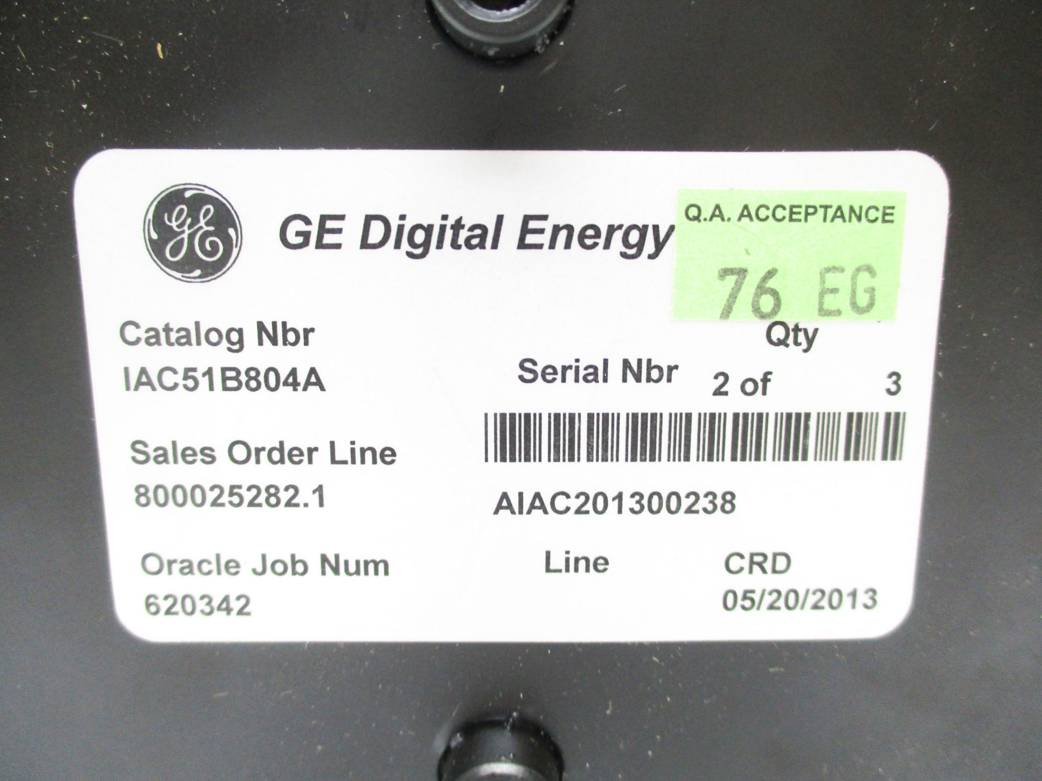 GENERAL ELECTRIC IAC51B804A NSMP