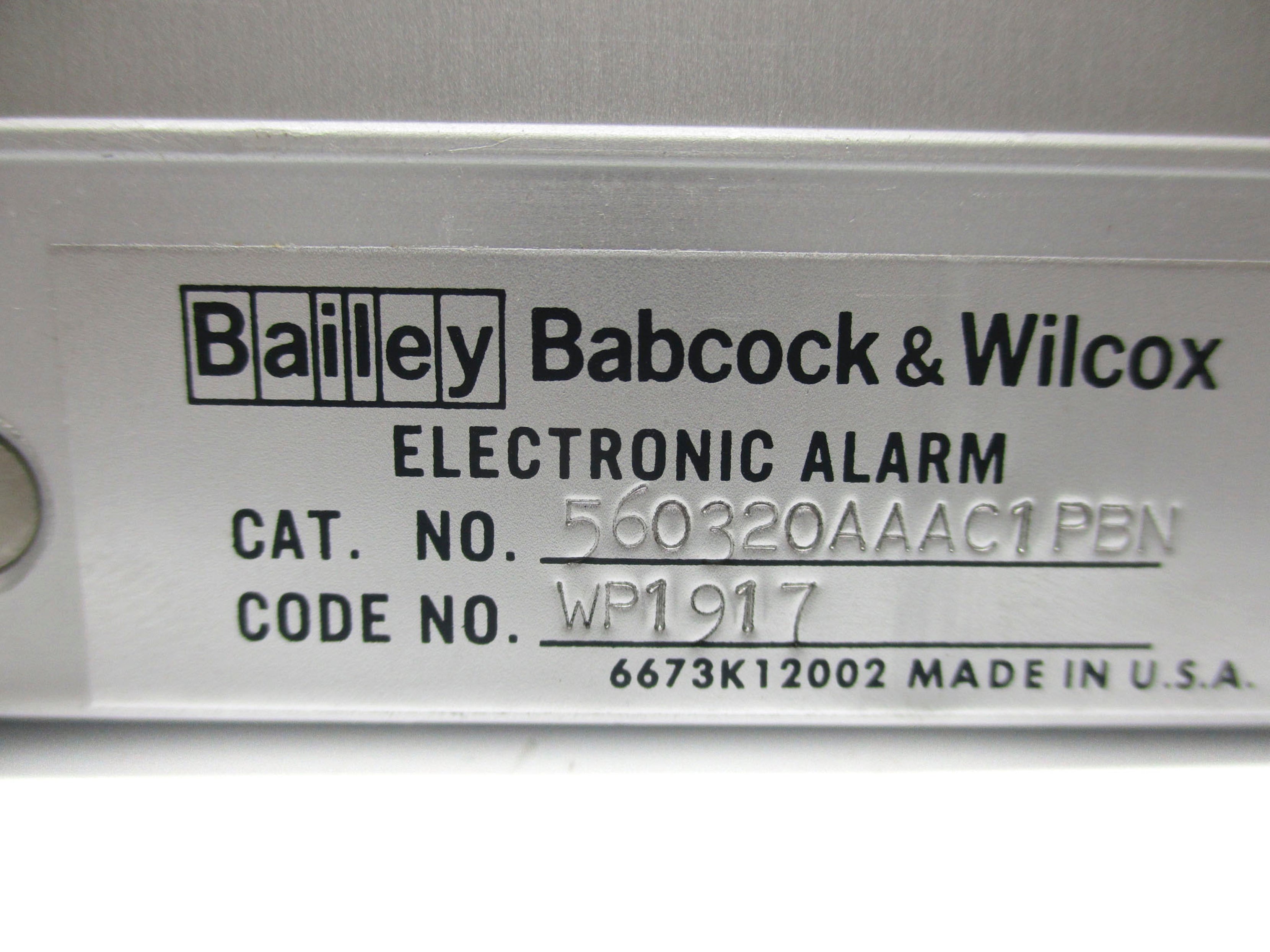 BAILEY 560320AAAC1PBN NSNP