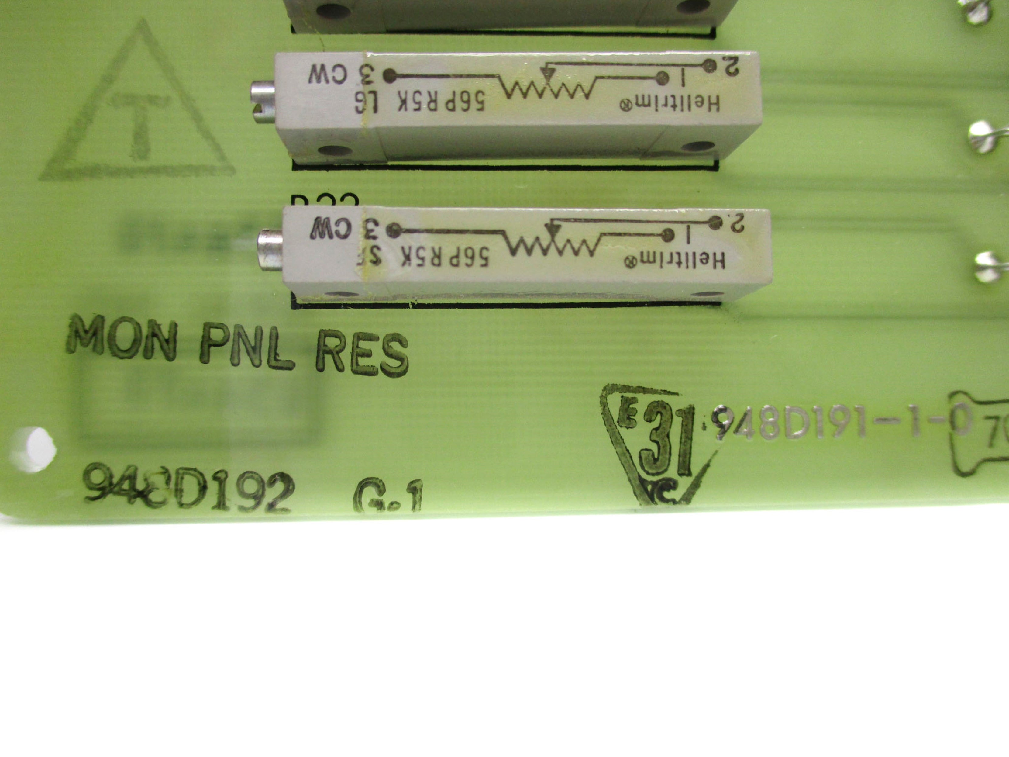GENERAL ELECTRIC 948D192 G-1 UNMP