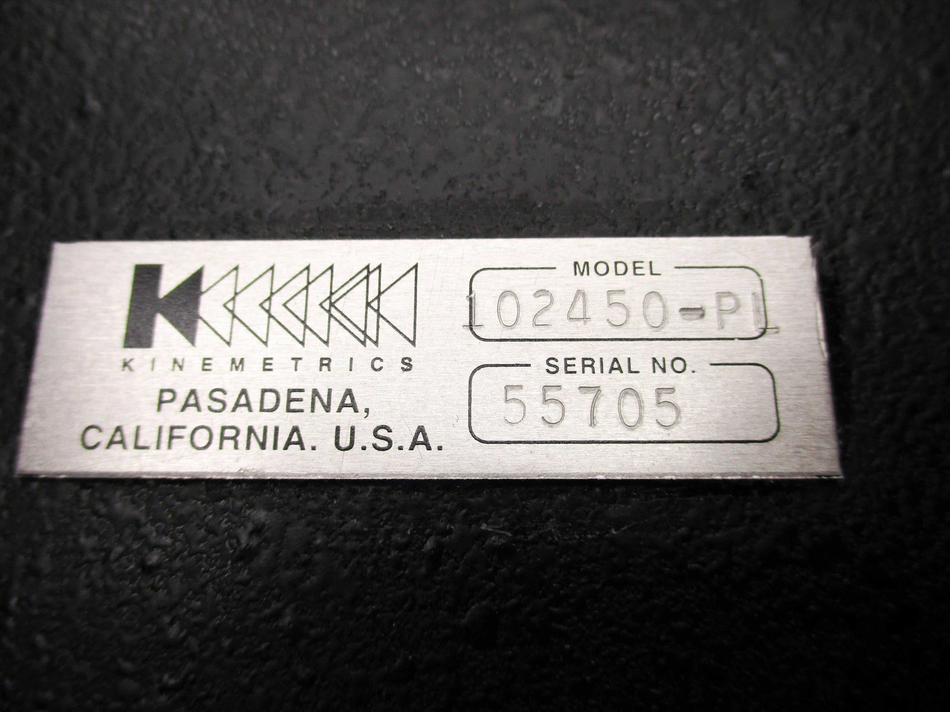 KINEMETRICS 102450-PL NSNP