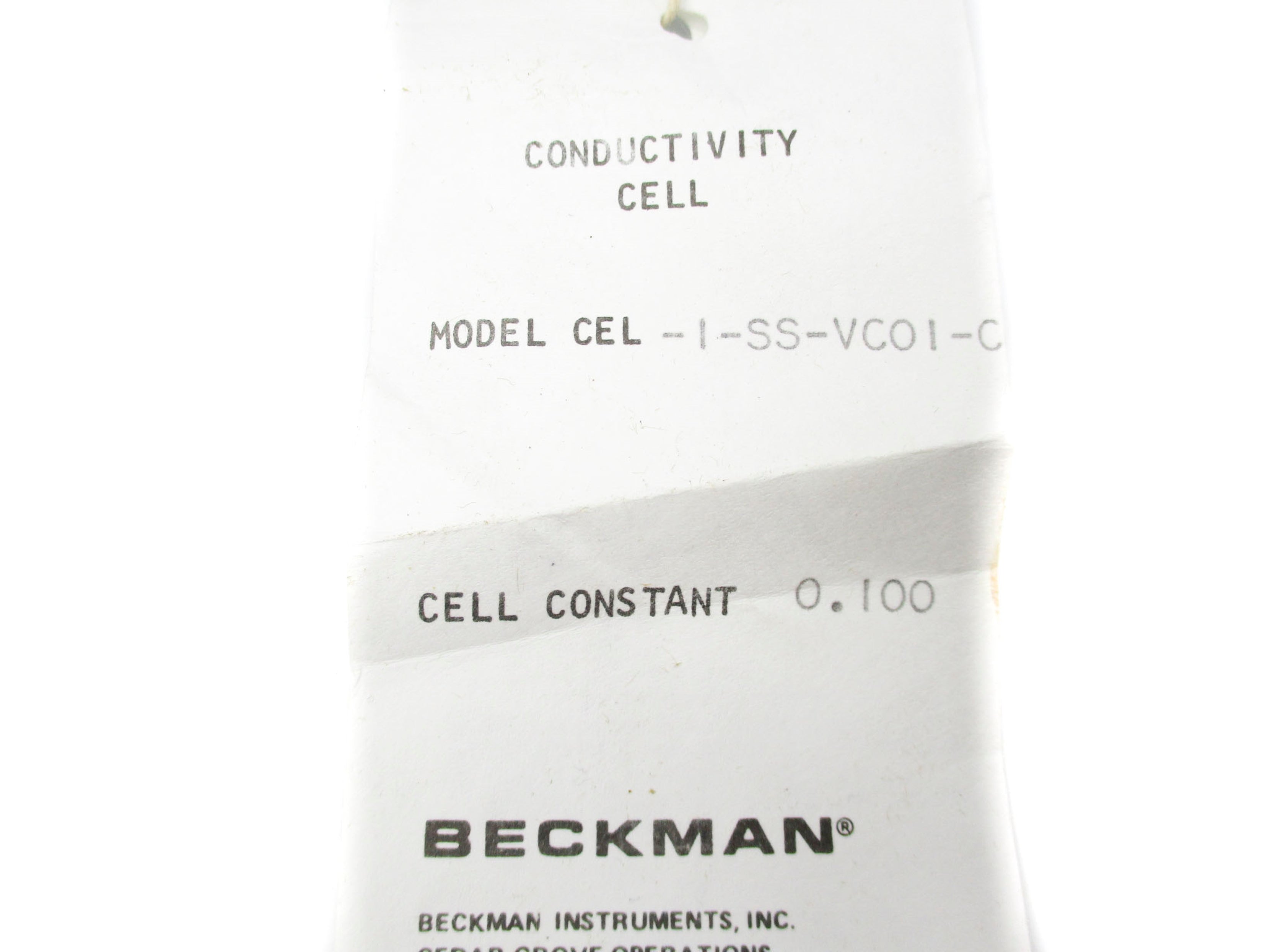 BECKMAN CEL-1-SS-VC01-C NSMP