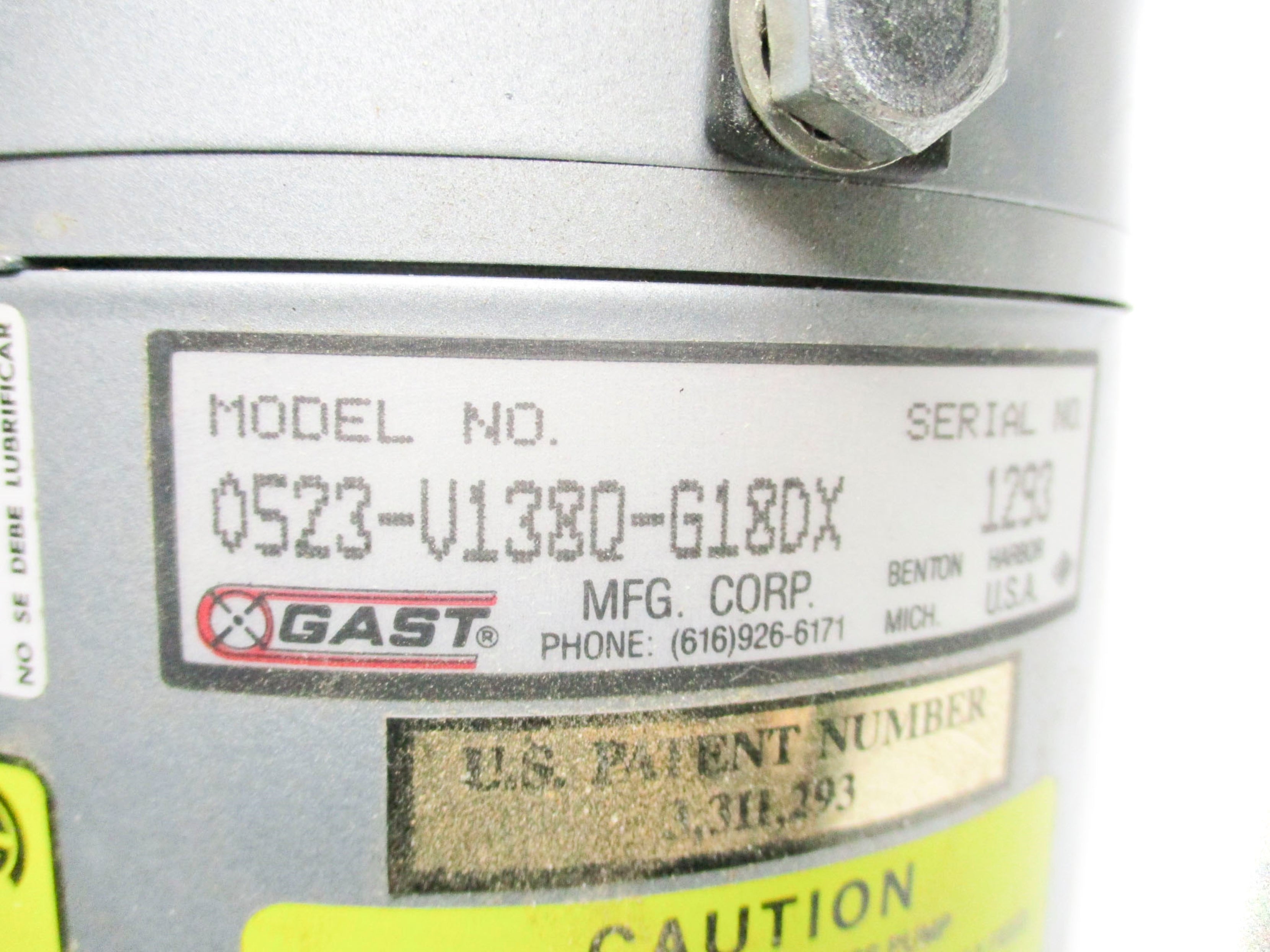 GAST 0523-V1380-G18DX NSNP
