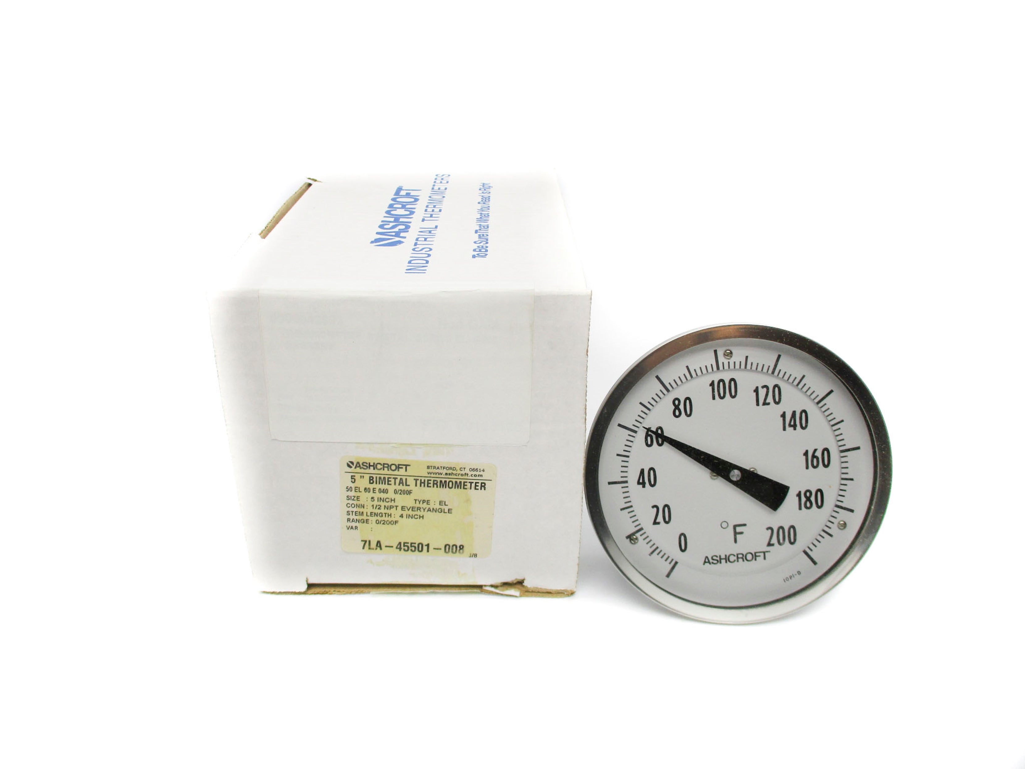 ASHCROFT 50EL60E040 0-200F NSMP